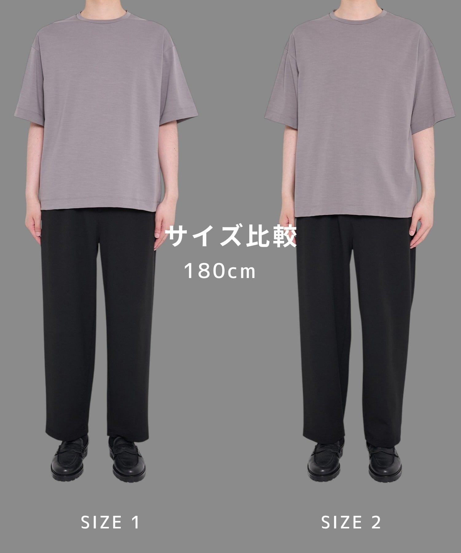Super 140's ウールテクノラマ リラックスTシャツ