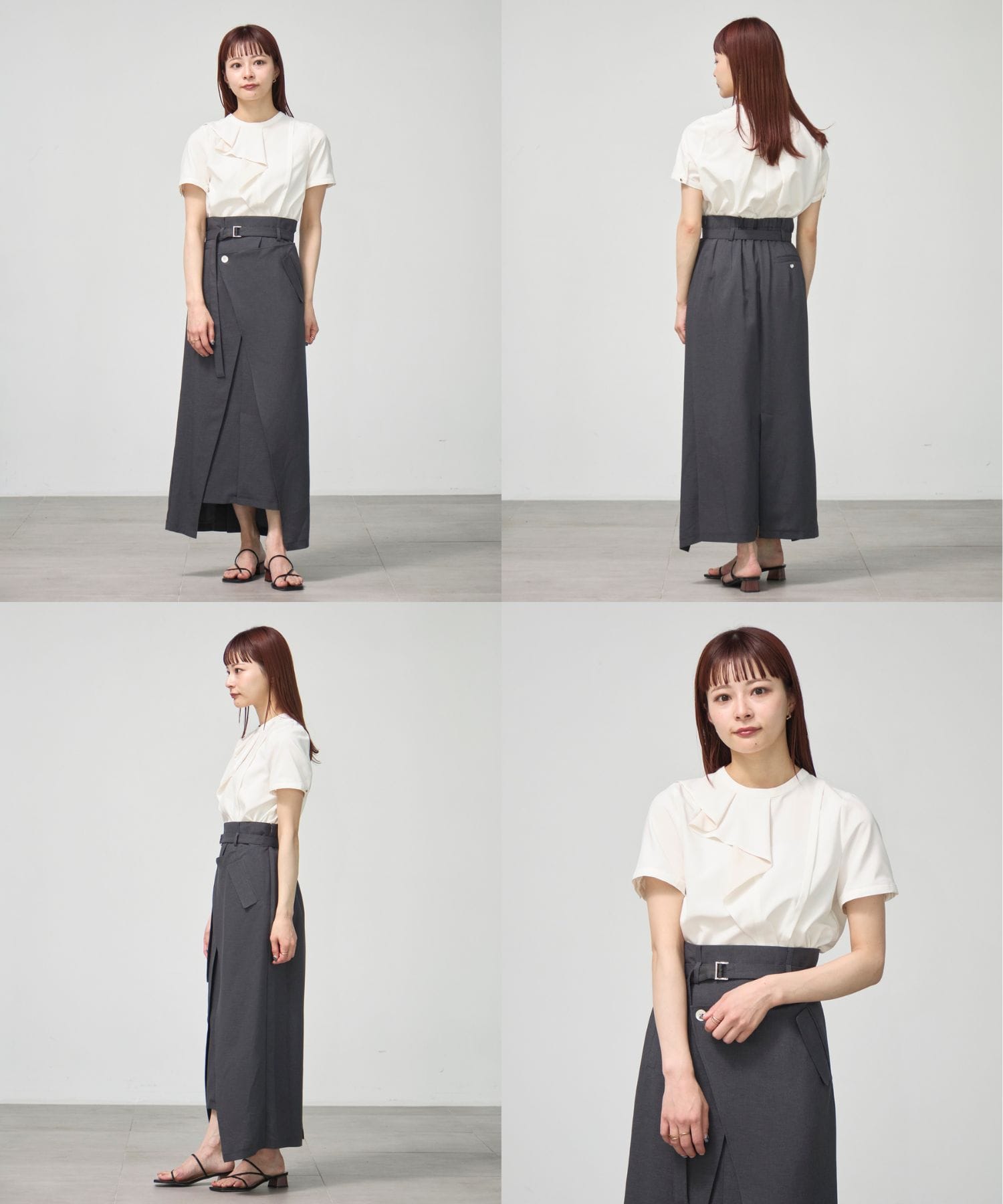 ACETATEラップスカート