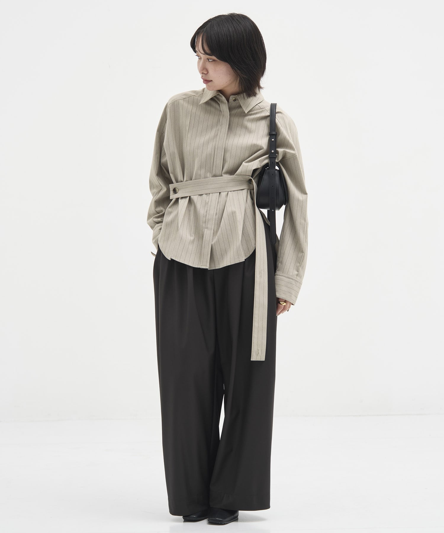 Super120s Wool Relax Trousers