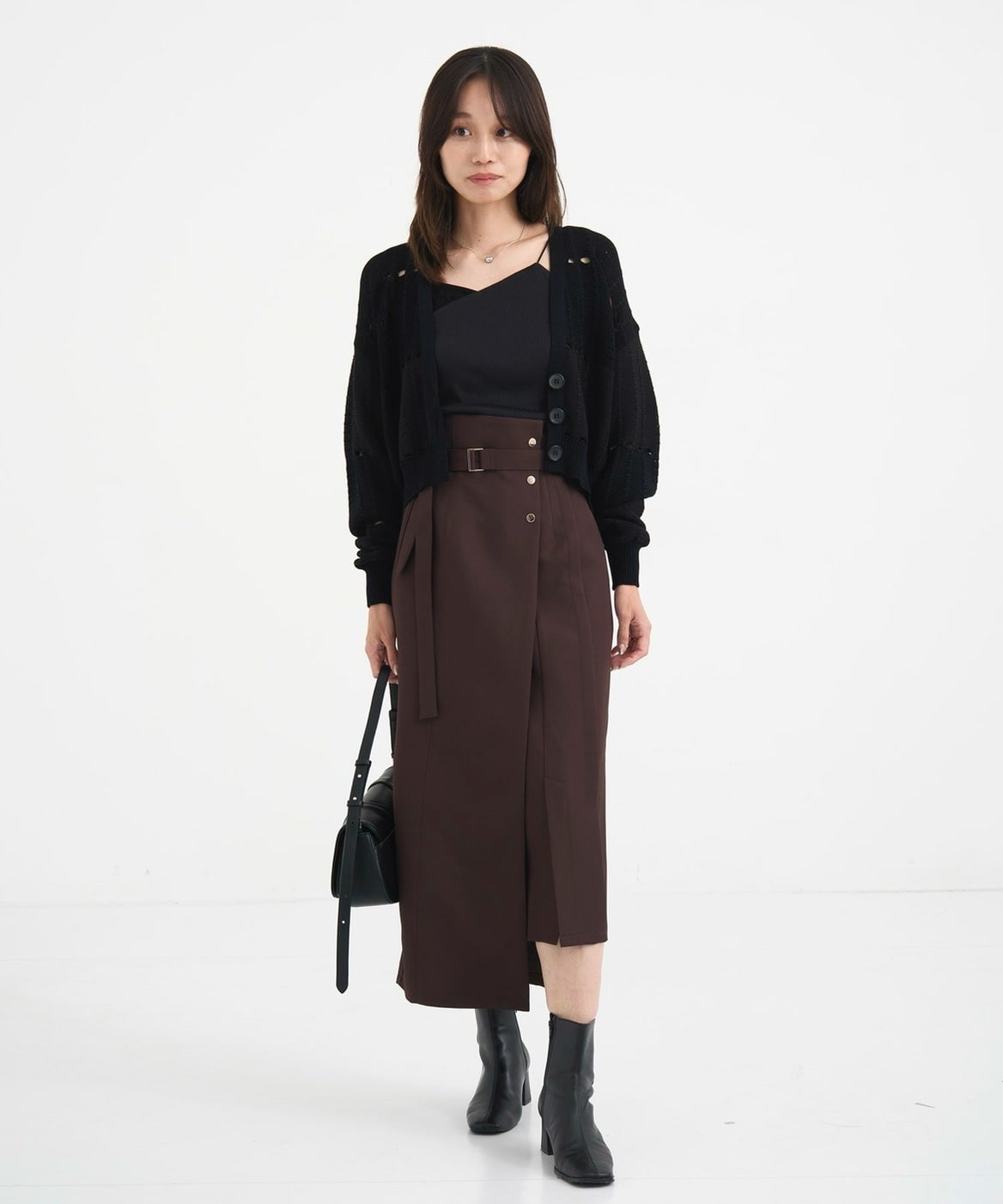 【WEB限定カラー】スリムエフェクトタイトスカート