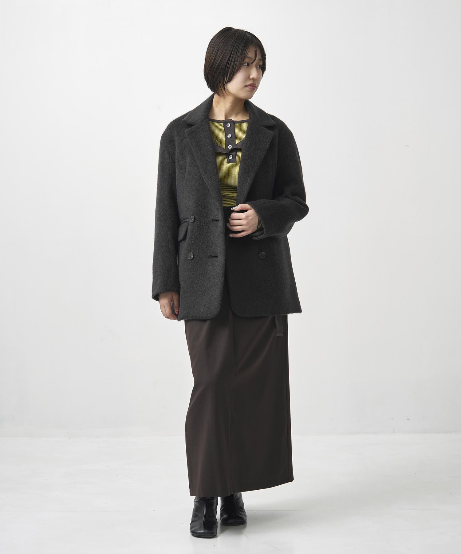 〈残りわずか〉シャギーオーバージャケット