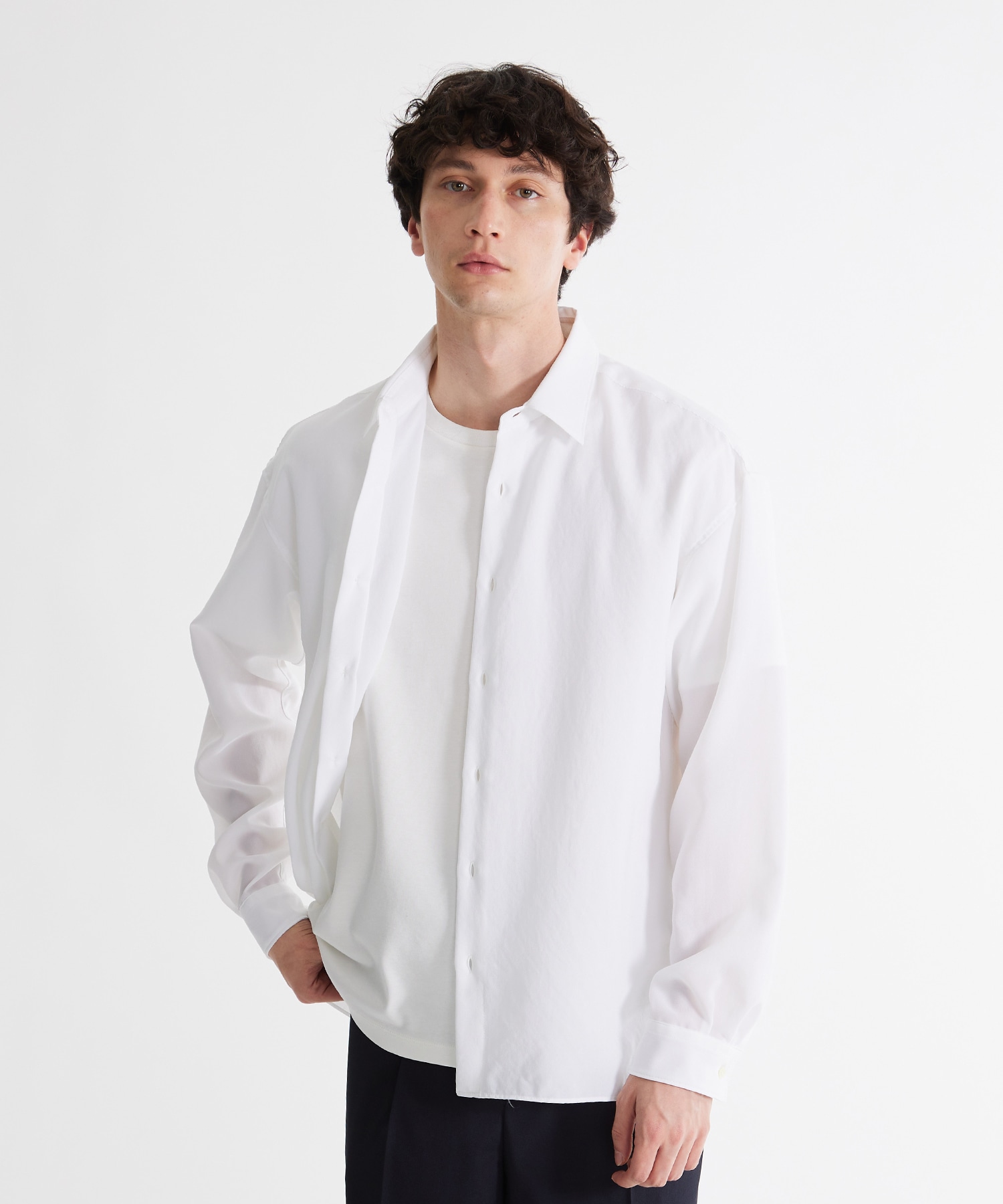 ドライタッチ ロングスリーブシャツ 1 White Mens United Tokyo Online Store