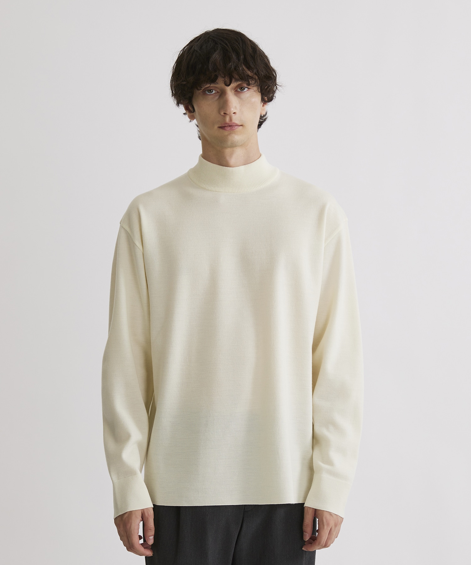 OnE】18gウールミラノリブモックネック(1 OFF WHITE): : メンズ｜UNITED TOKYO ONLINE STORE