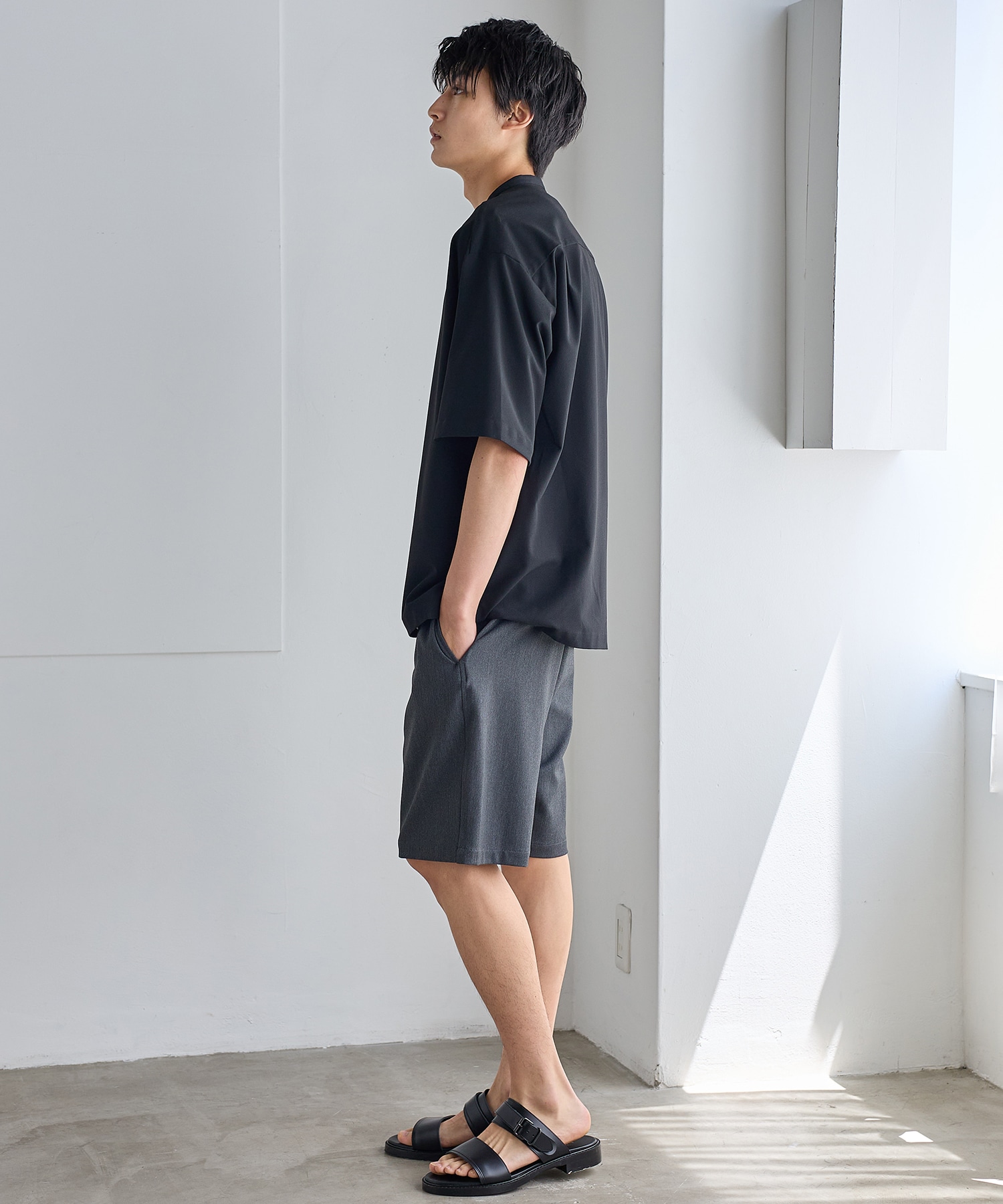 アウトラスト バントカラー シャツ
