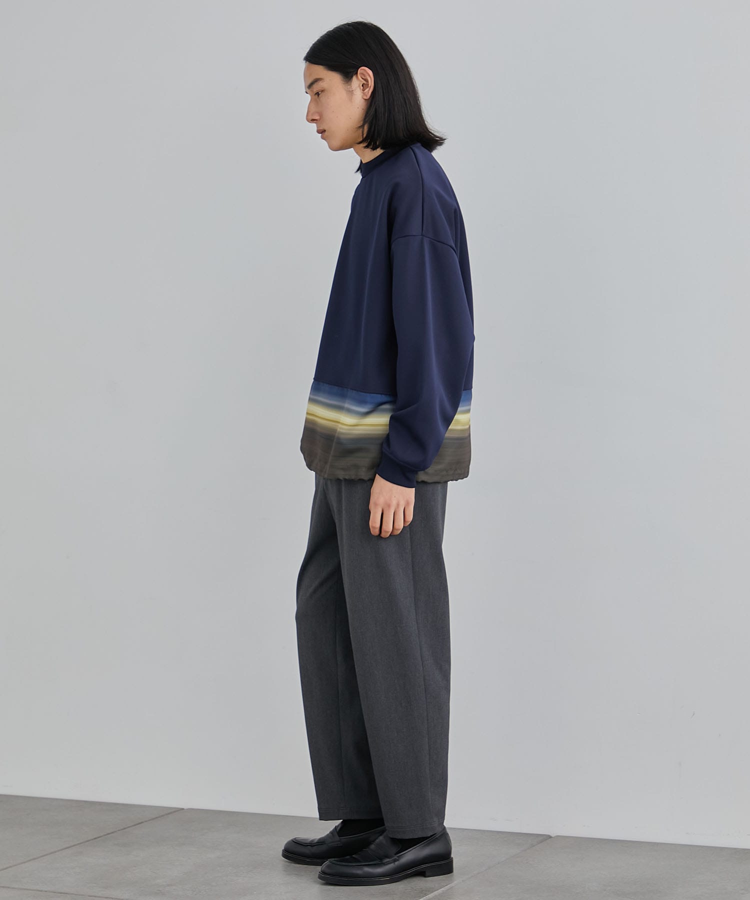 グラデーションコンビロンTee