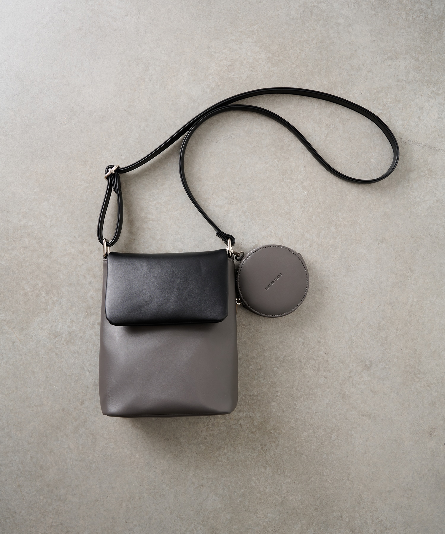 LEATHER SHOULDER MINI BAG