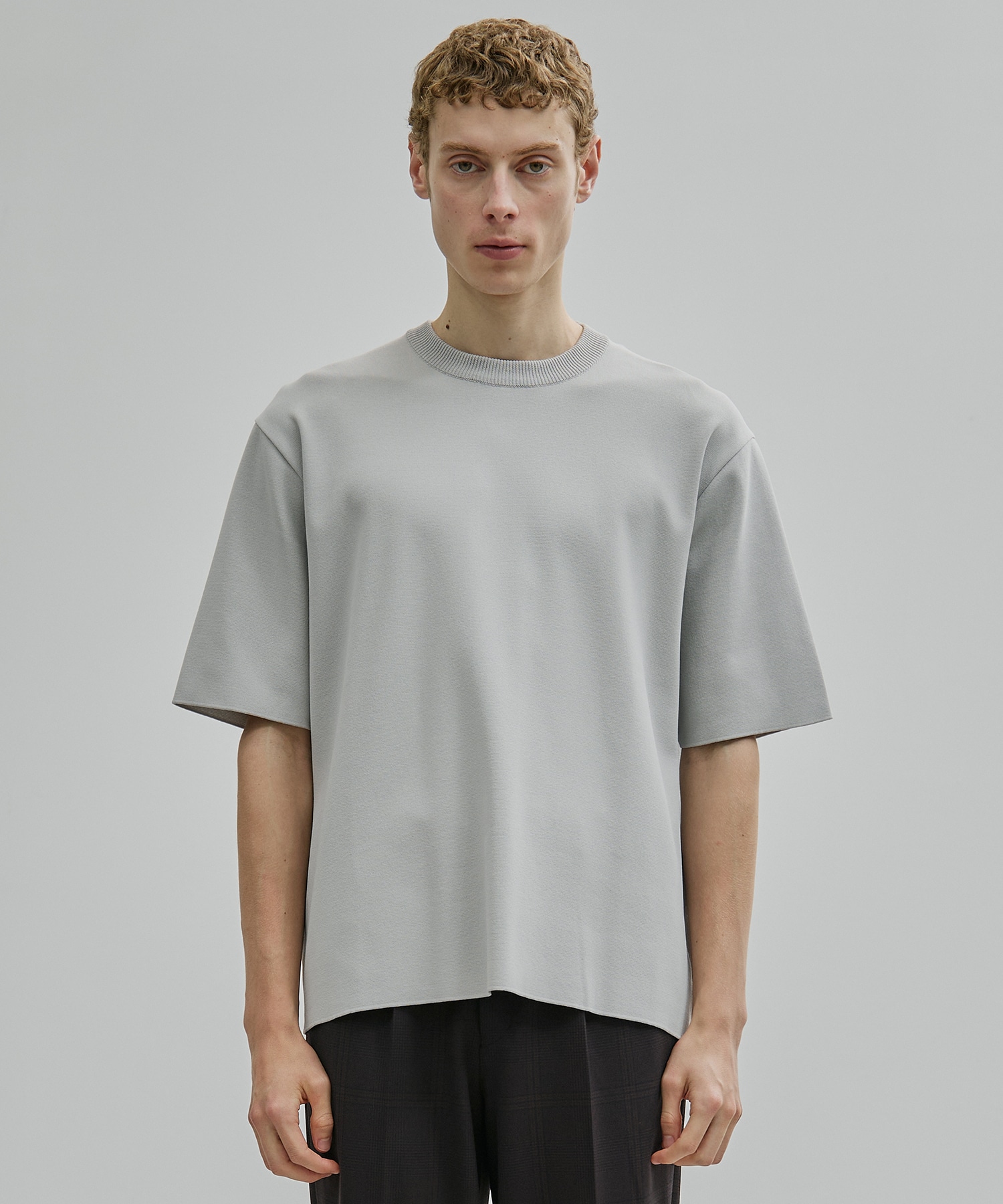 18G サーブルストレッチクルーネックTee