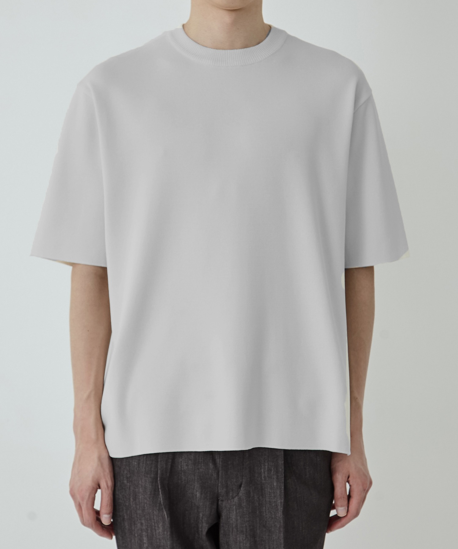 18G サーブルストレッチクルーネックTee
