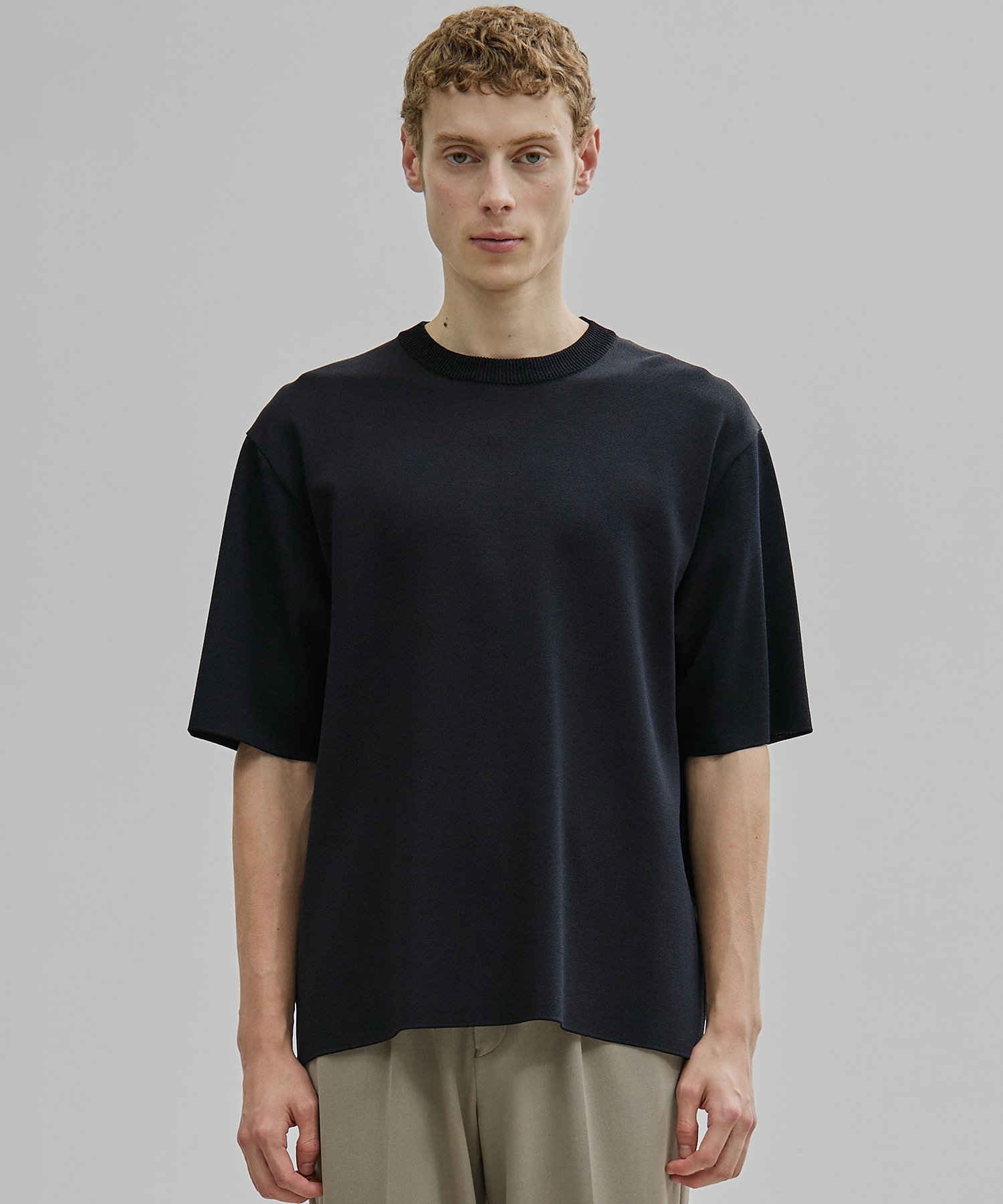 18G サーブルストレッチクルーネックTee