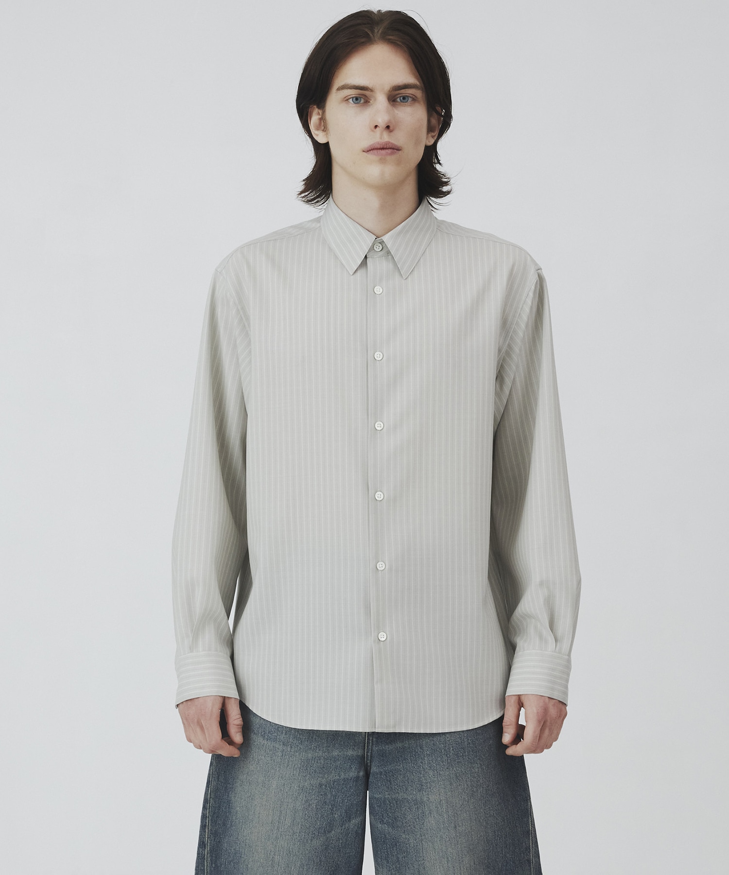 〈2026SS〉SUPER 120's TECH WOOL シャツ