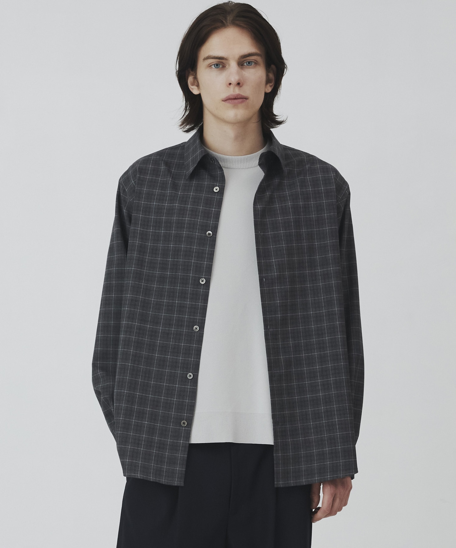 〈2026SS〉SUPER 120's TECH WOOL シャツ