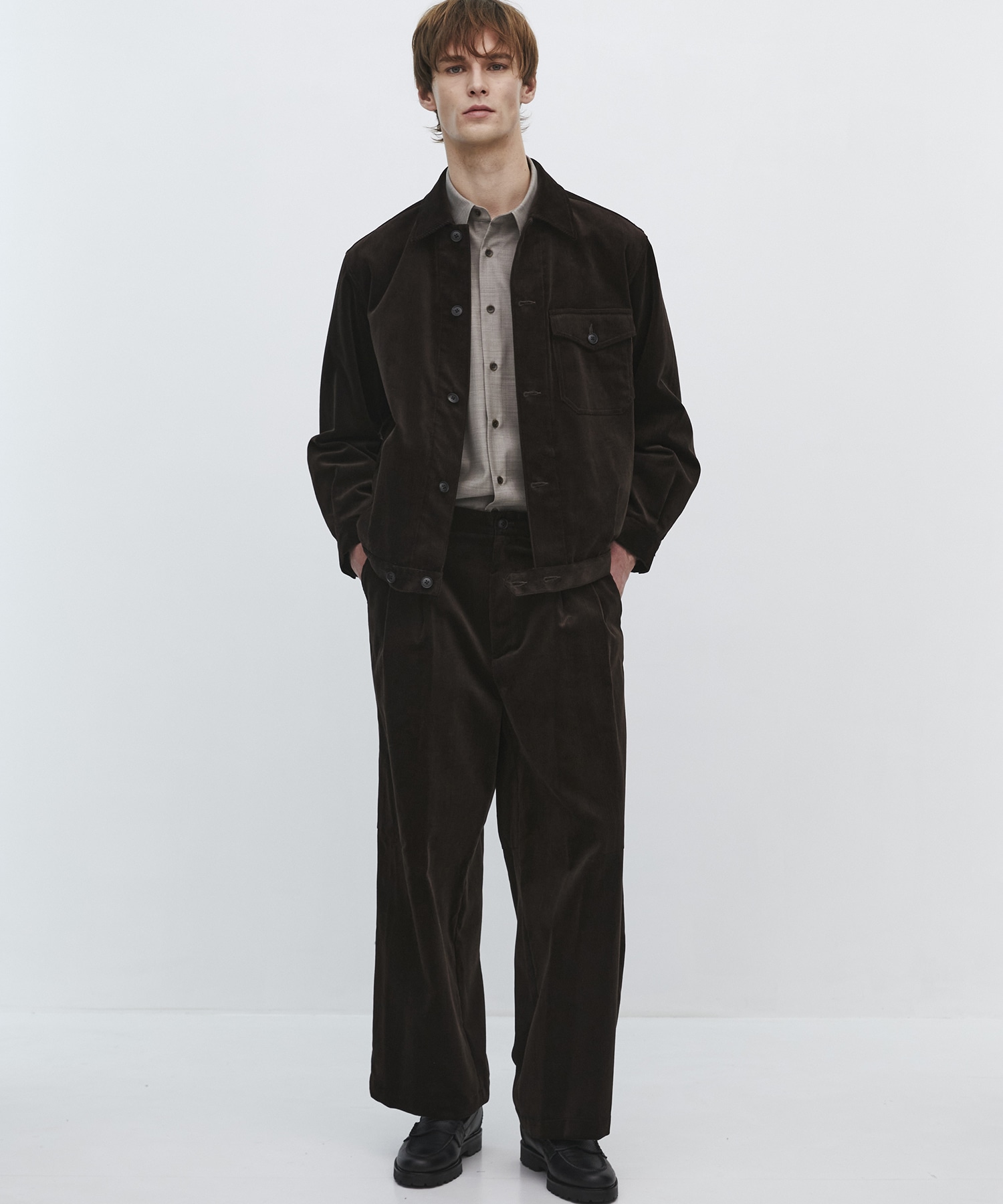 〈2026SS｜残りわずか｜再入荷なし〉BRISBANE MOSS コーデュロイ バギースラックス