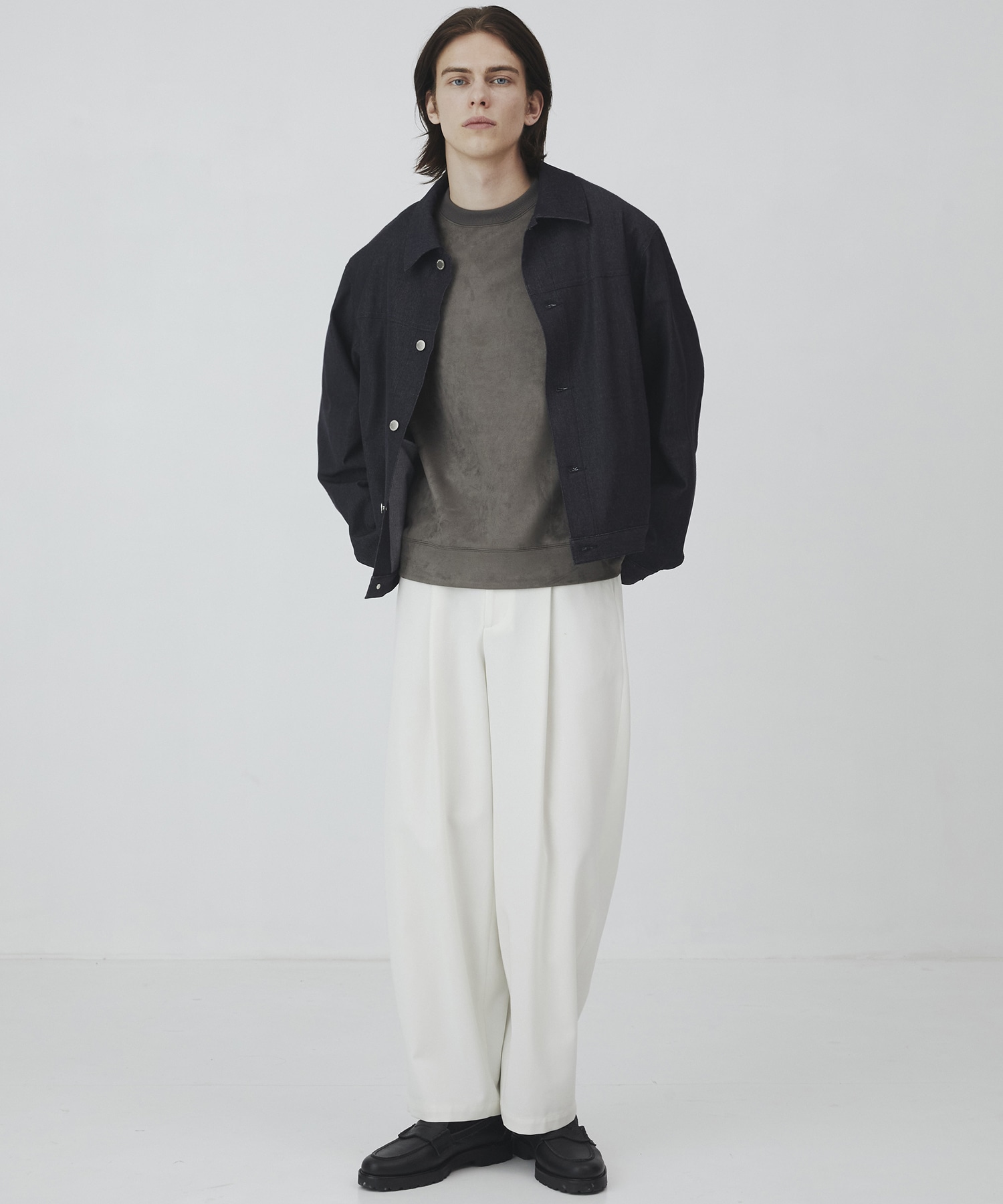 2026SS｜残りわずか〉ハイツイスト バレルチノパンツ(1 OFF WHITE