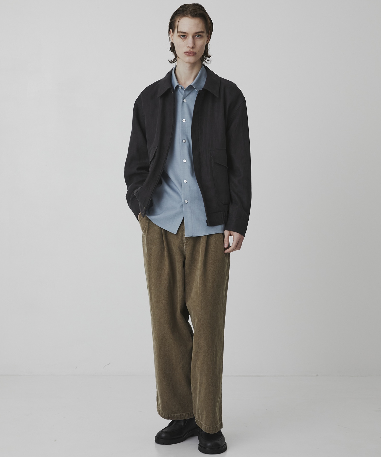 〈2026SS｜WEB先行販売〉オーバーダイデニム バギースラックス