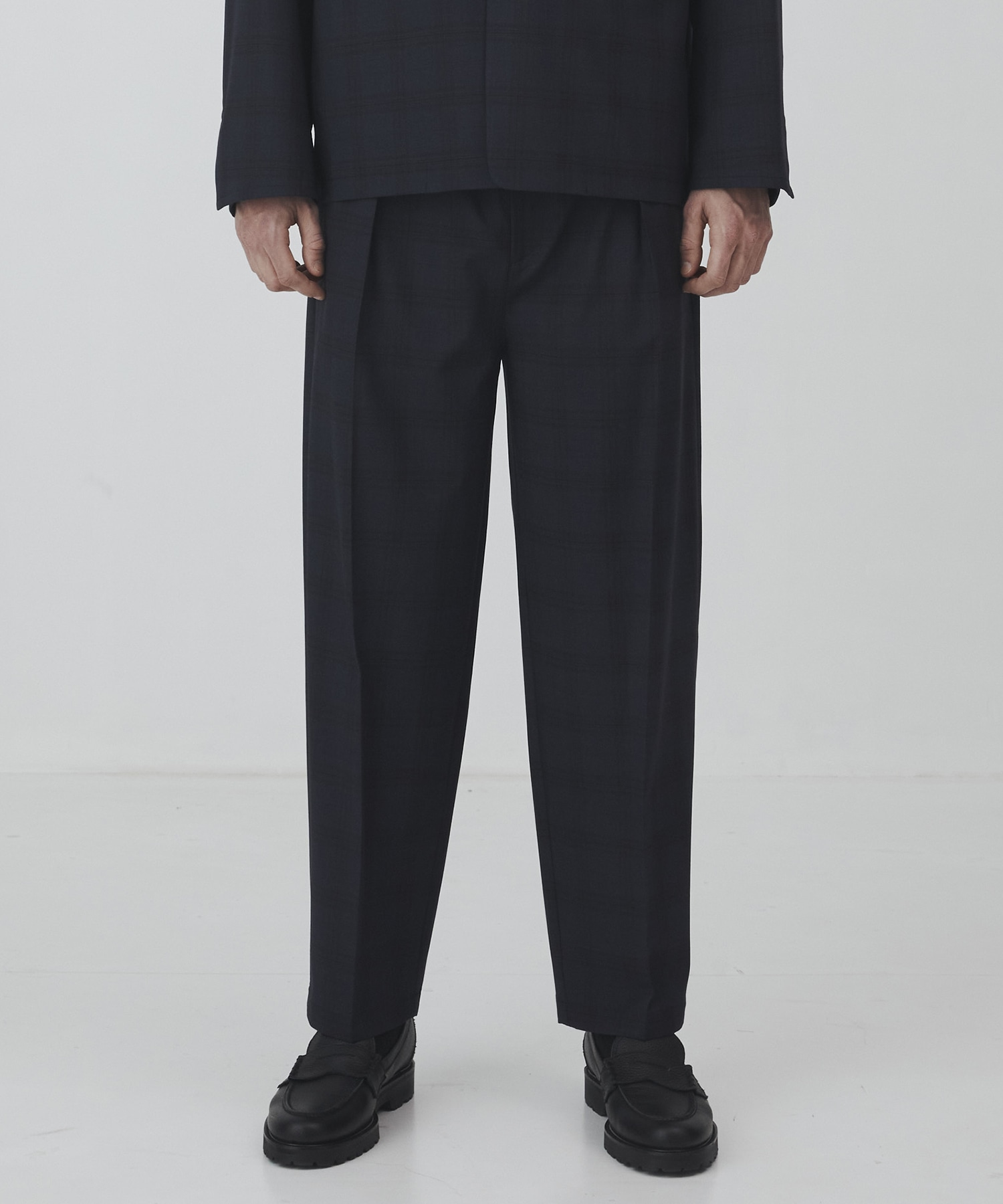 〈2026SS｜数量限定〉CARREMAN 1タックイージーパンツ