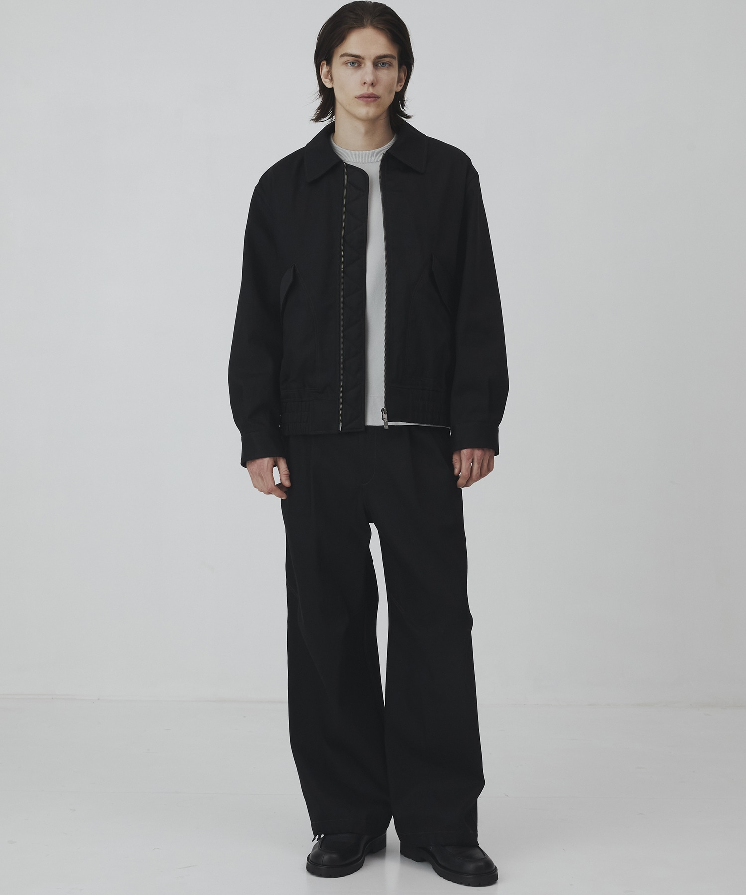 〈2026SS｜数量限定〉SUPIMA DENIM×LIMONTA フライトブルゾン