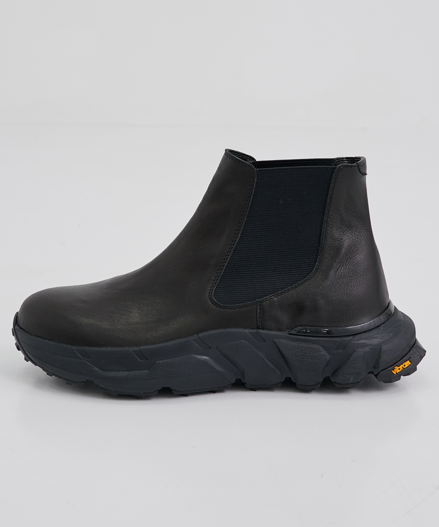 LEATHER Vibram SIDE GORE BOOTS