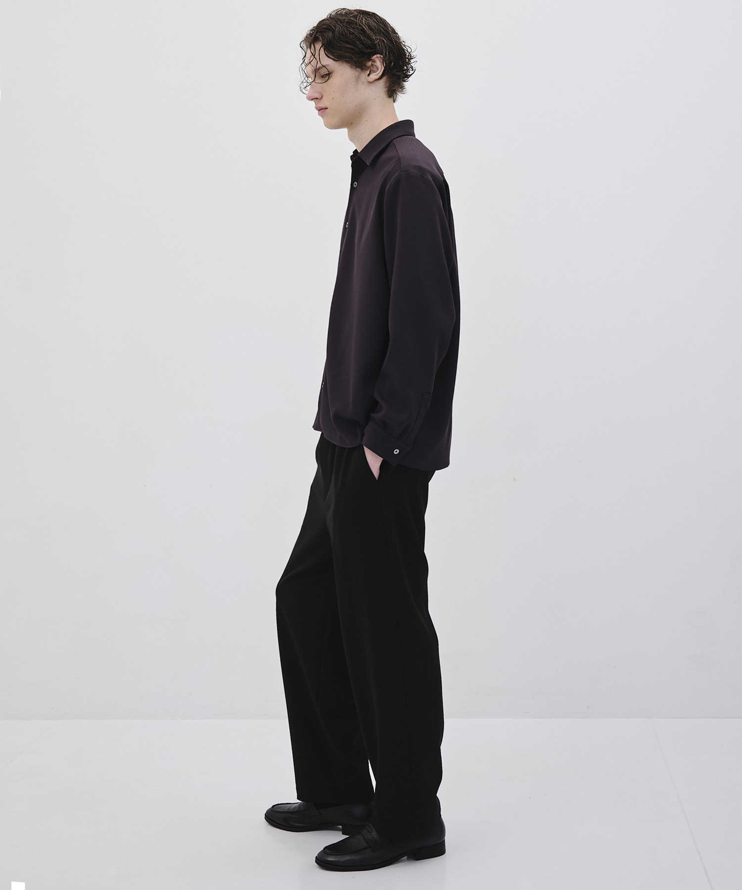 COLD DRY PLEATS ロングスリーブシャツ