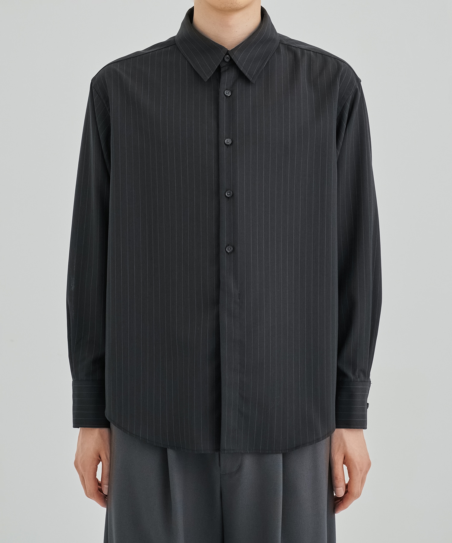 SUMMER WOOL ロングスリーブシャツ