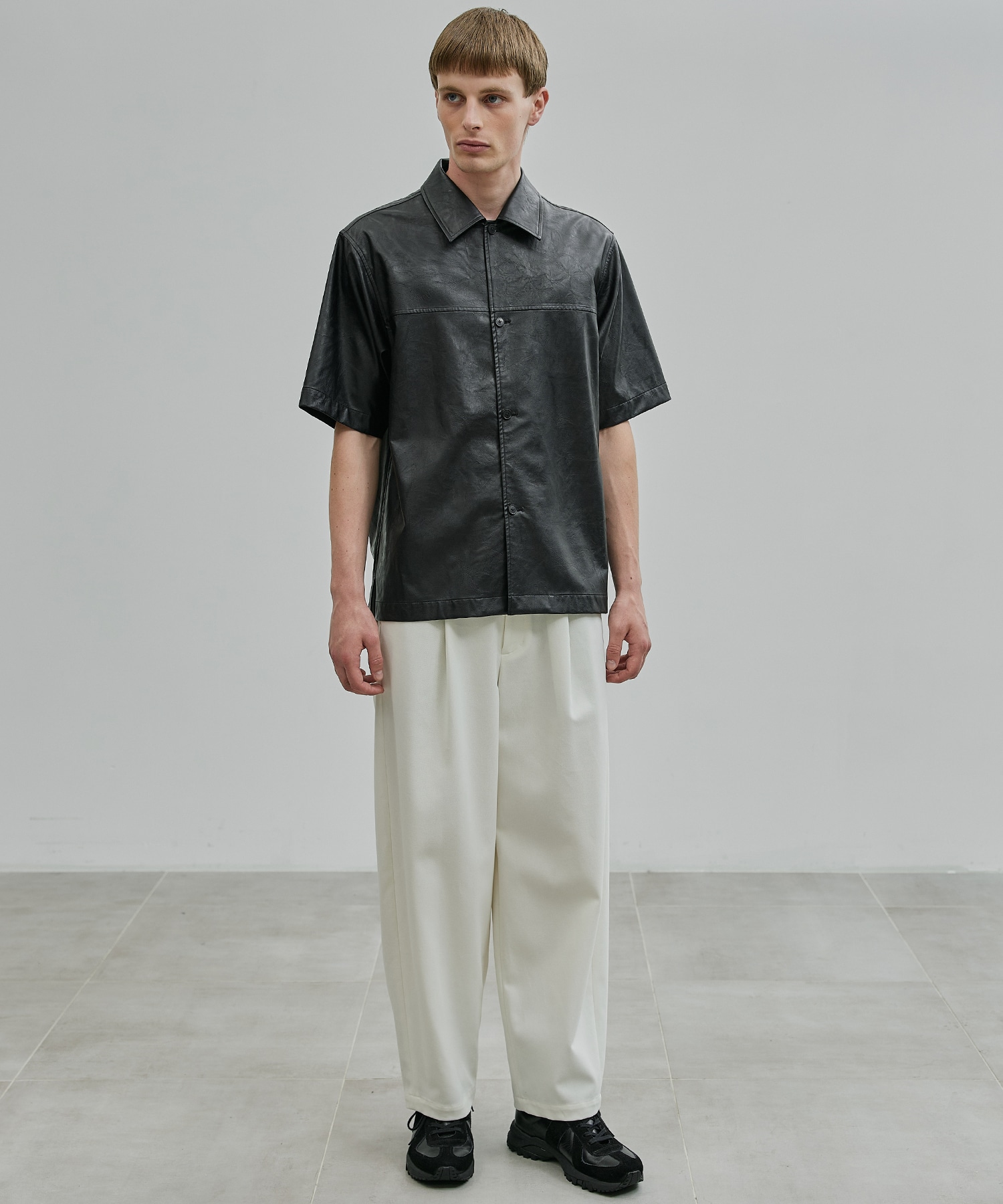 ライトレザーシャツ S/S