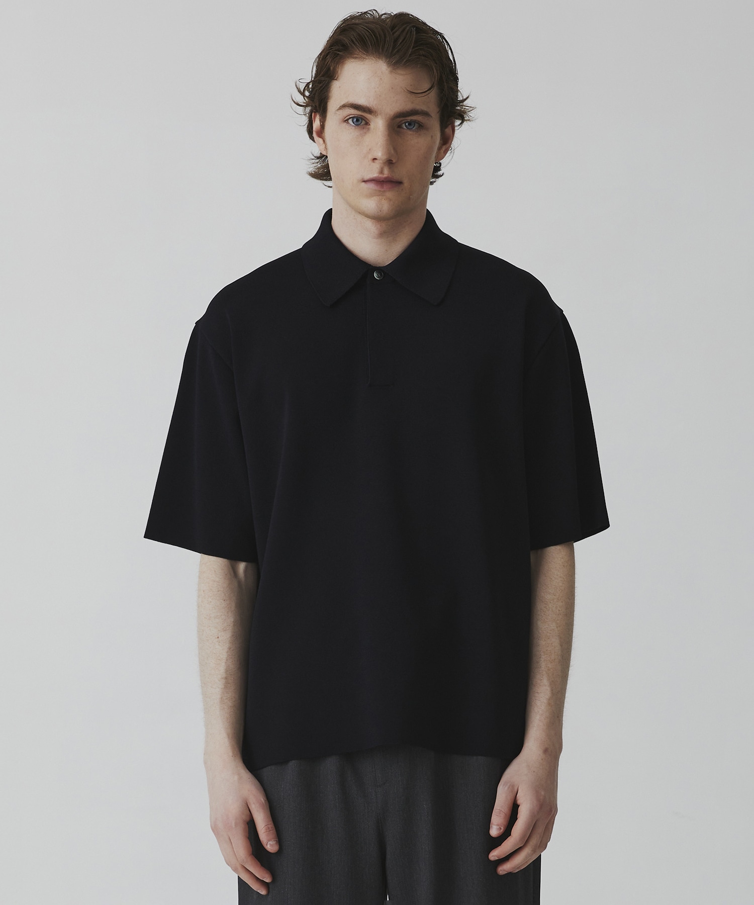 〈WEB限定｜先行予約〉18G サーブルストレッチポロ