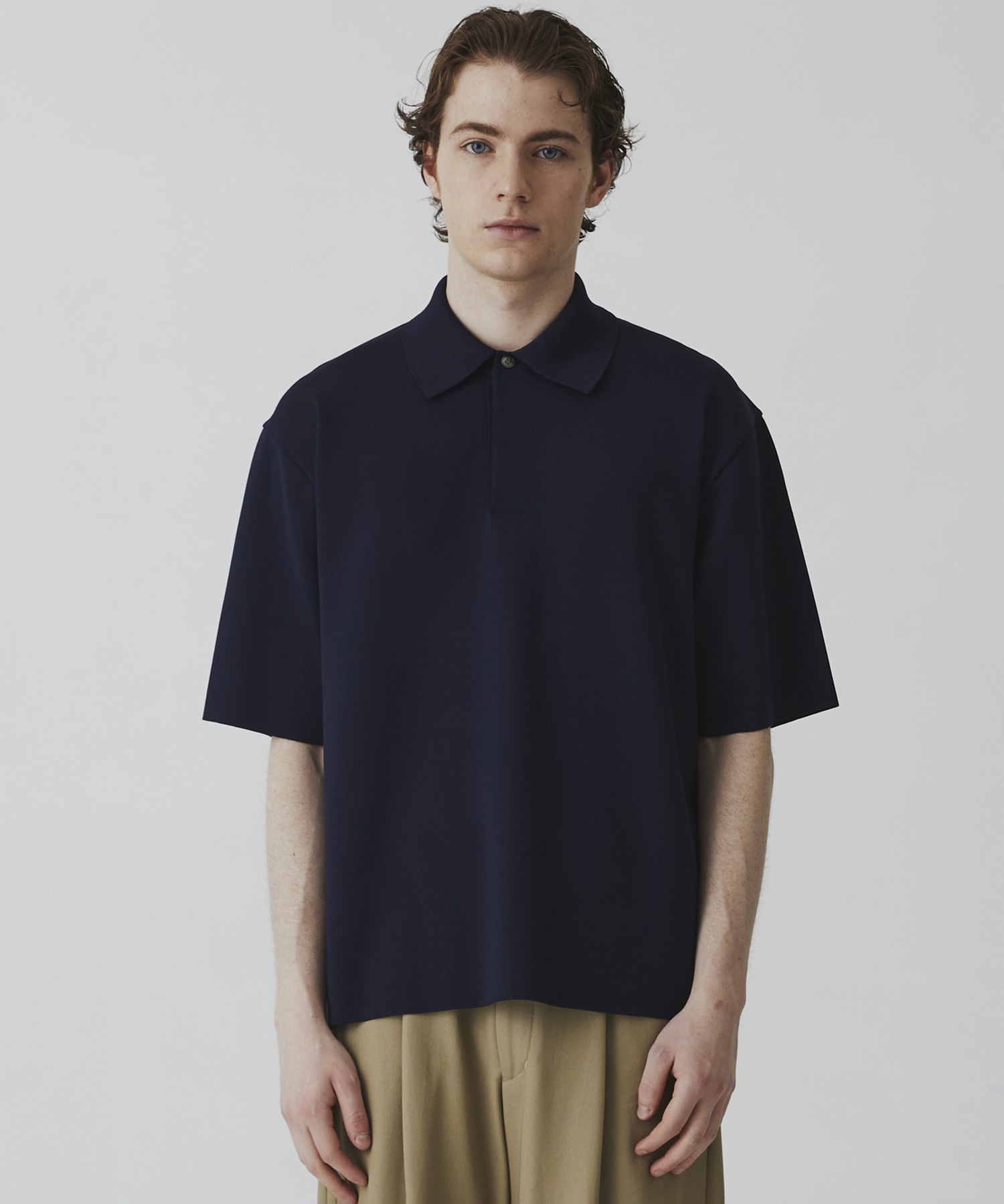 〈WEB限定｜先行予約〉18G サーブルストレッチポロ