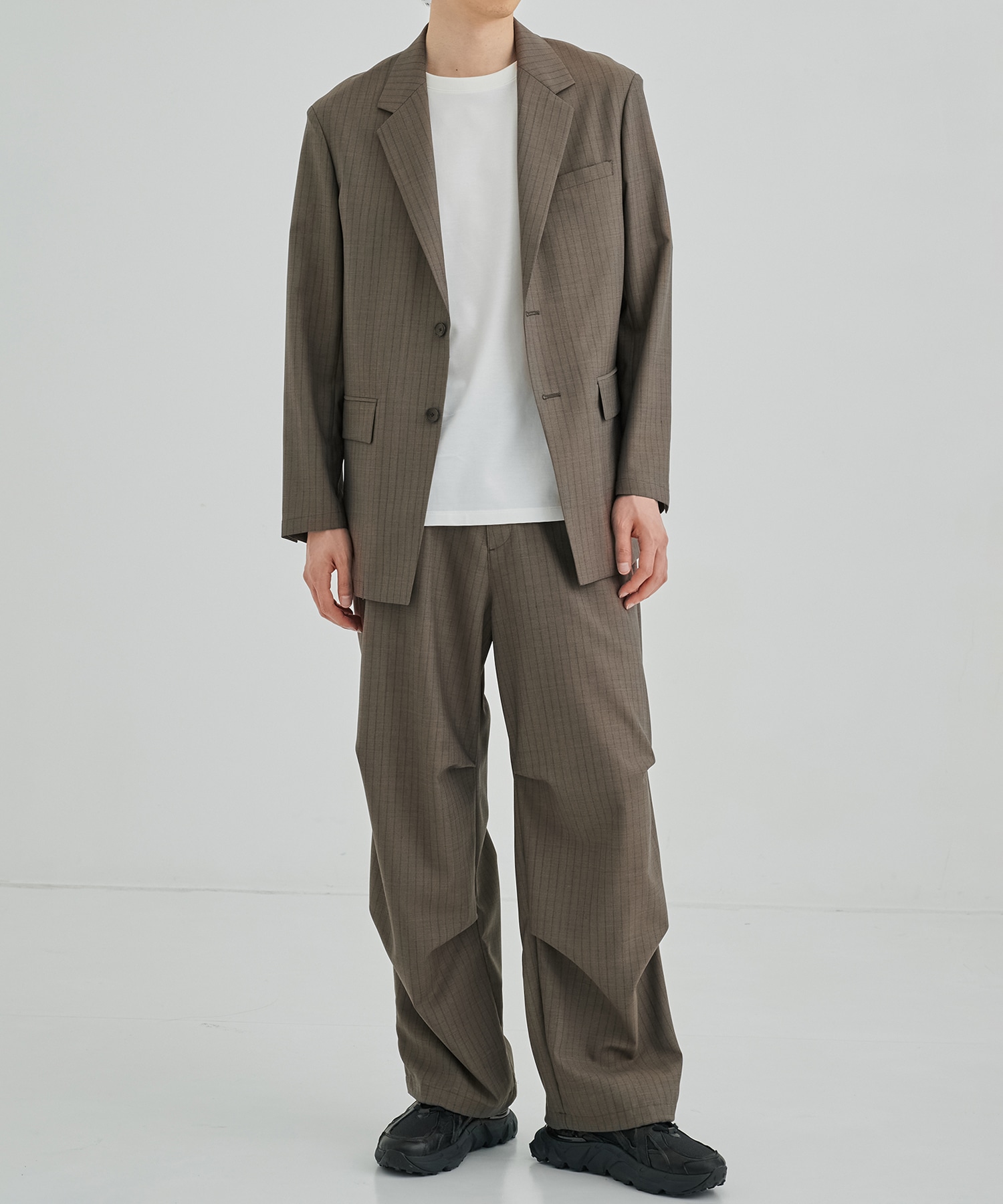 SUMMER WOOL シングルジャケット