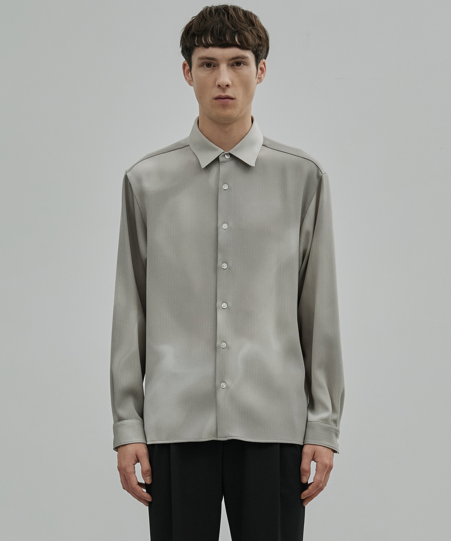 〈新発売〉COLD DRY GRADATION PLEATS ロングスリーブシャツ