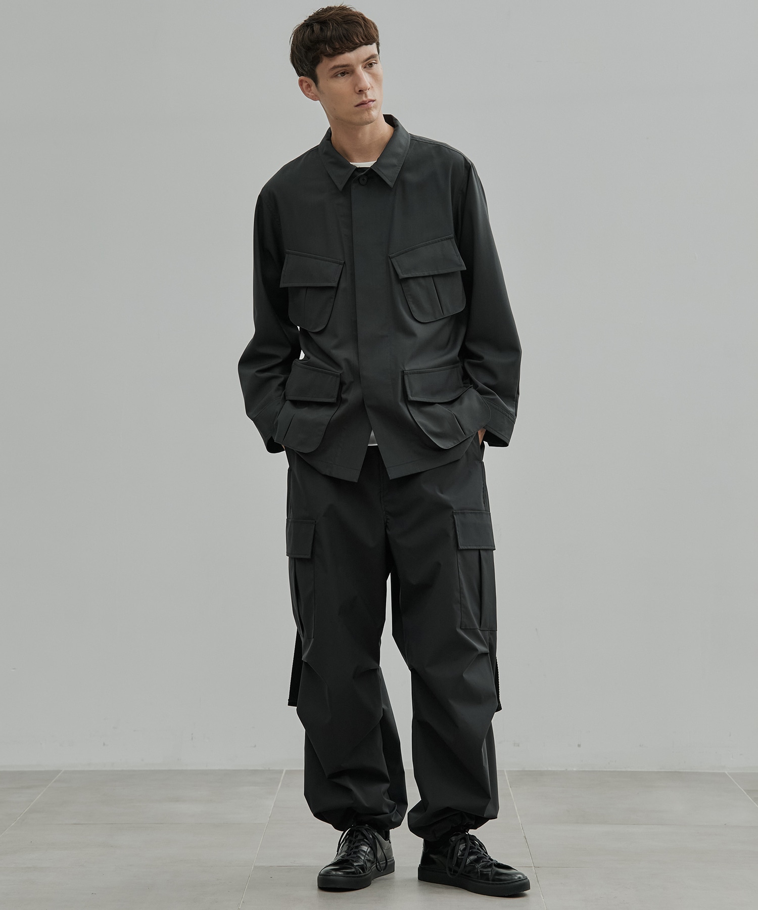 Super120s Wool Typewriter Fatigue Jacket