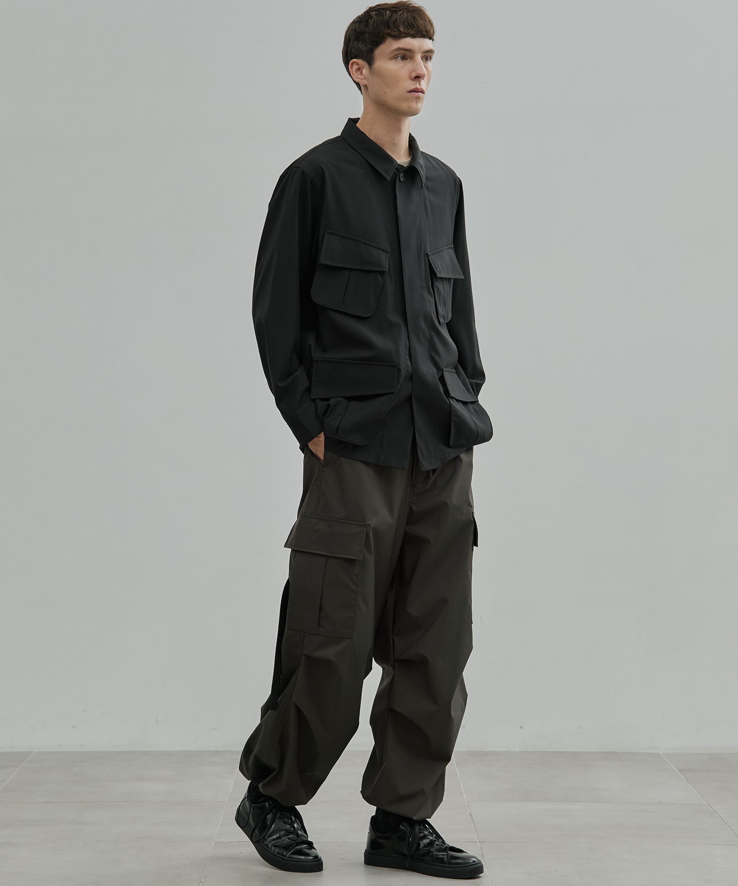 Super120s Wool Typewriter Fatigue Jacket