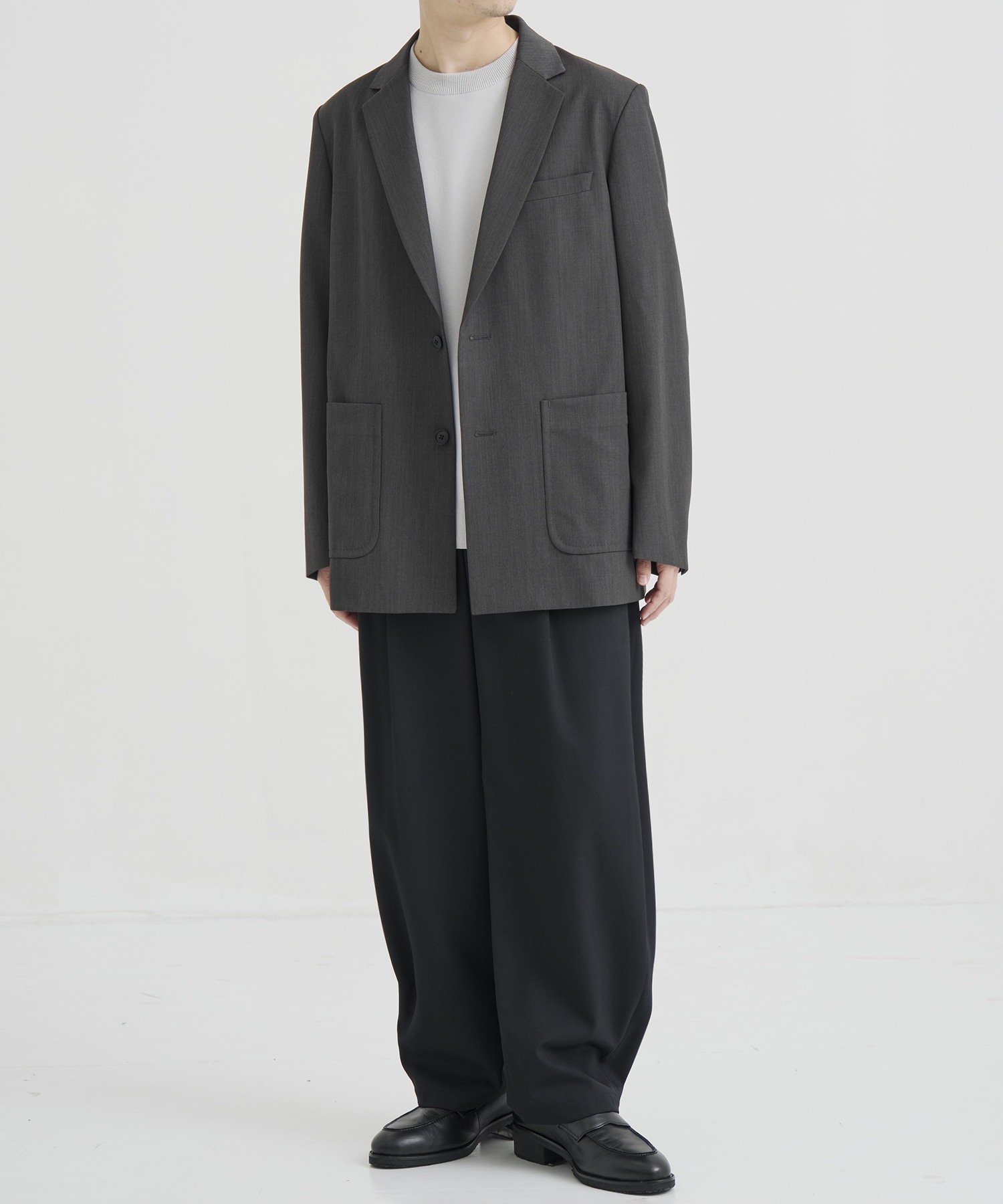 CLEAR WOOL シングルジャケット