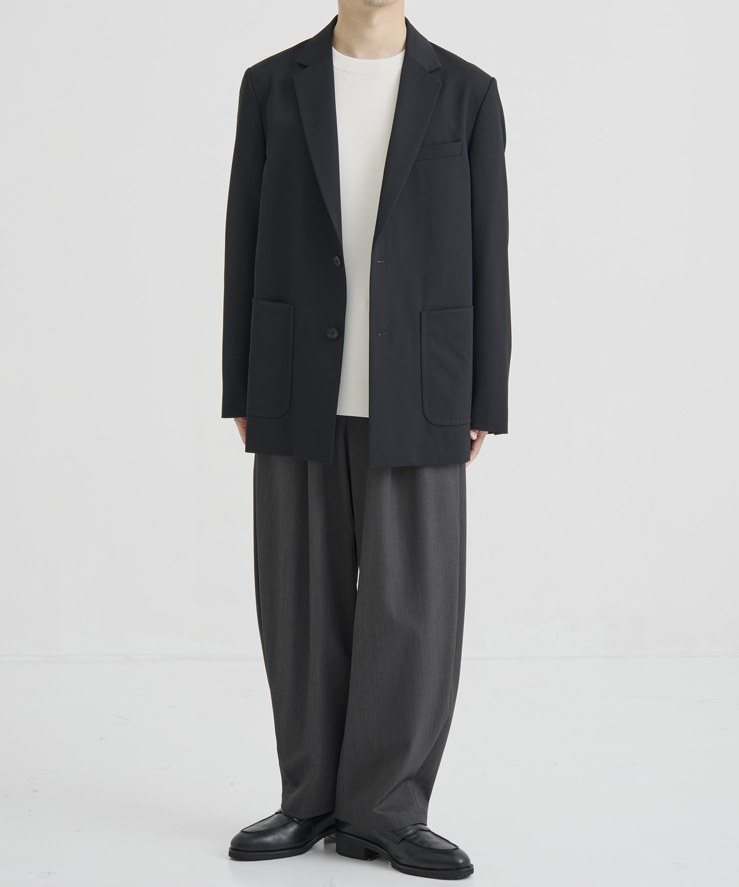 CLEAR WOOL シングルジャケット