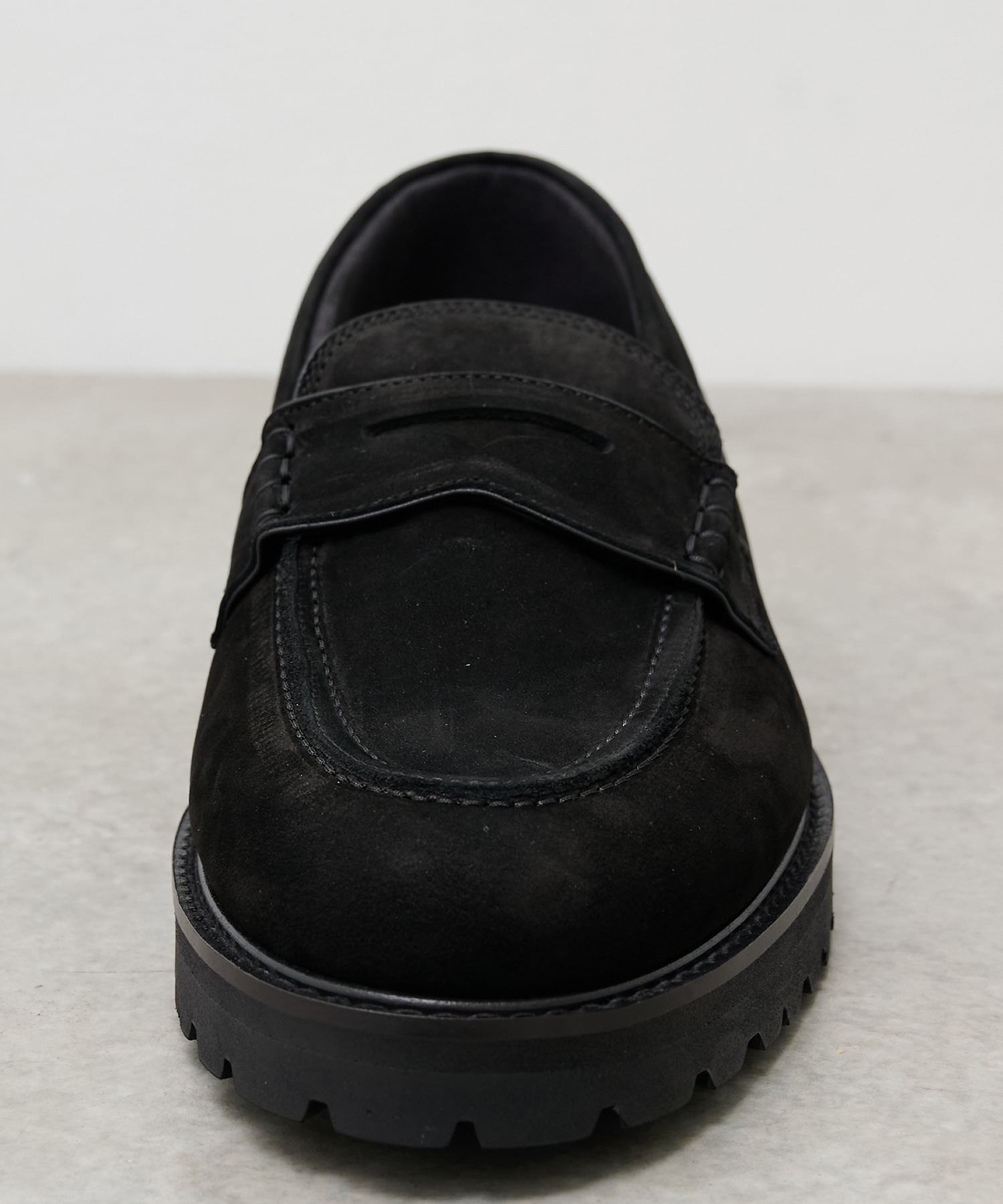 Vibram  NUBUCK LEATHER LOAFER