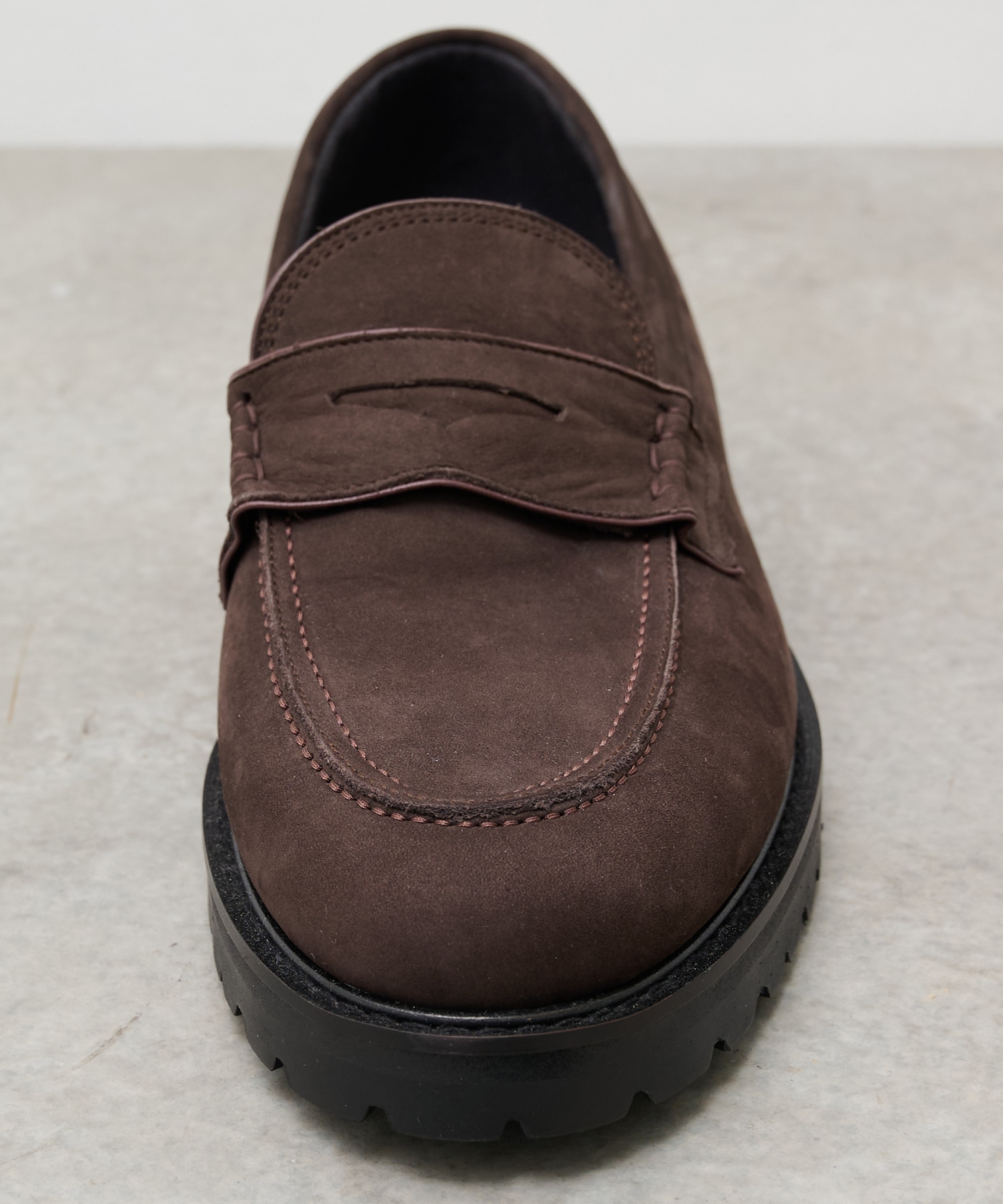 Vibram  NUBUCK LEATHER LOAFER