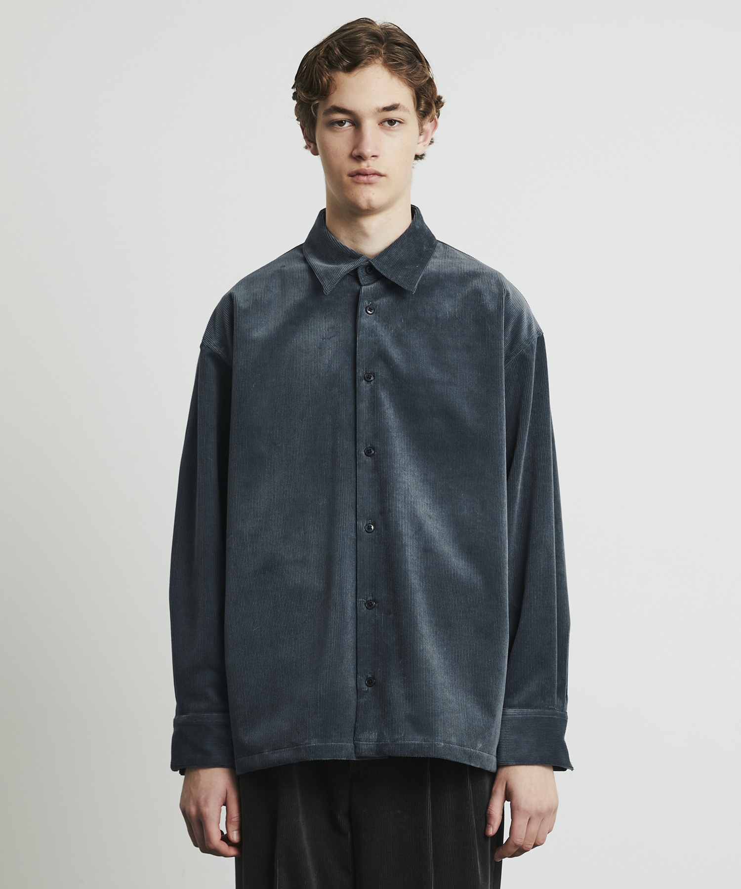 WOOL CORDUROY ロングスリーブシャツ