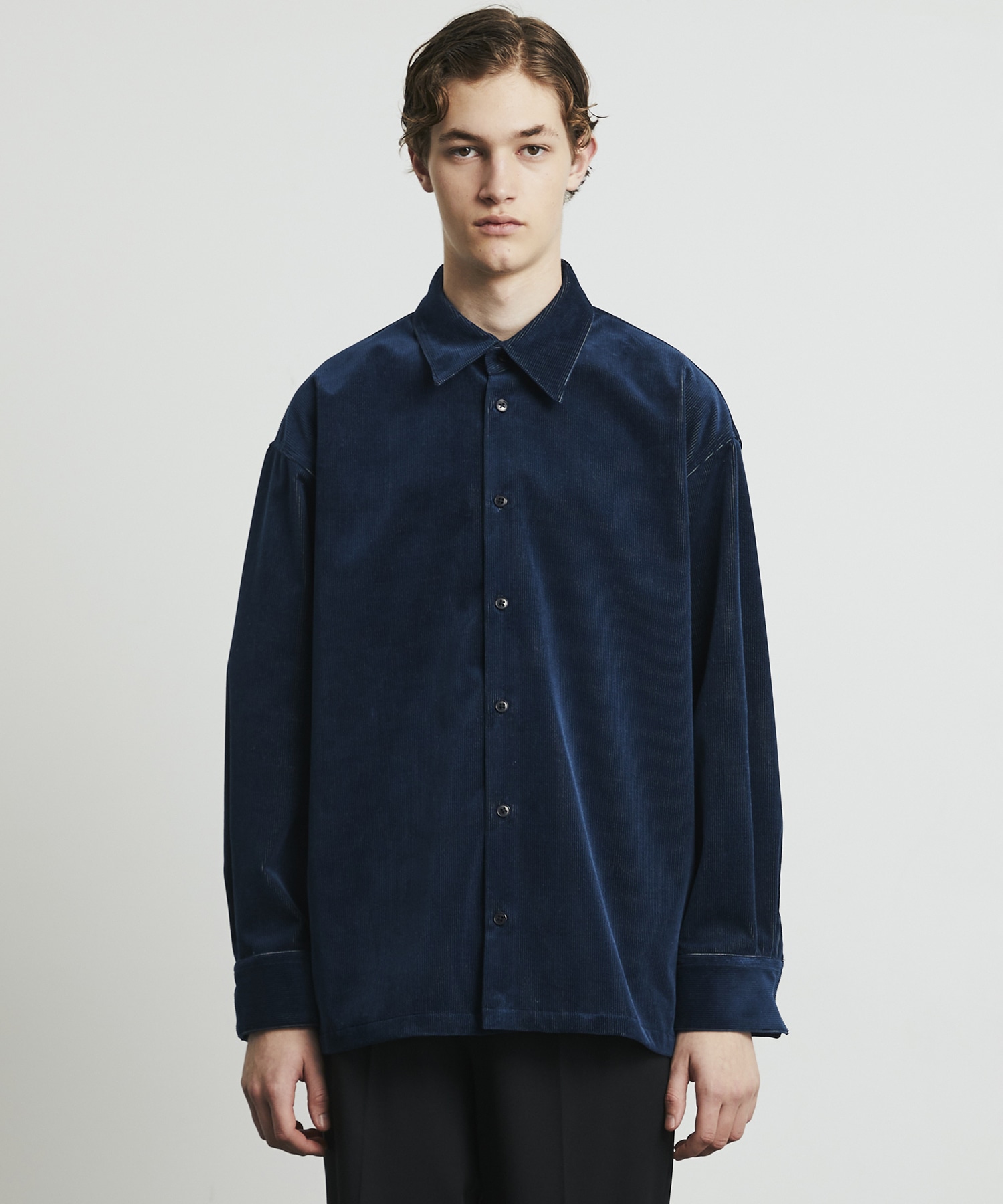 WOOL CORDUROY ロングスリーブシャツ