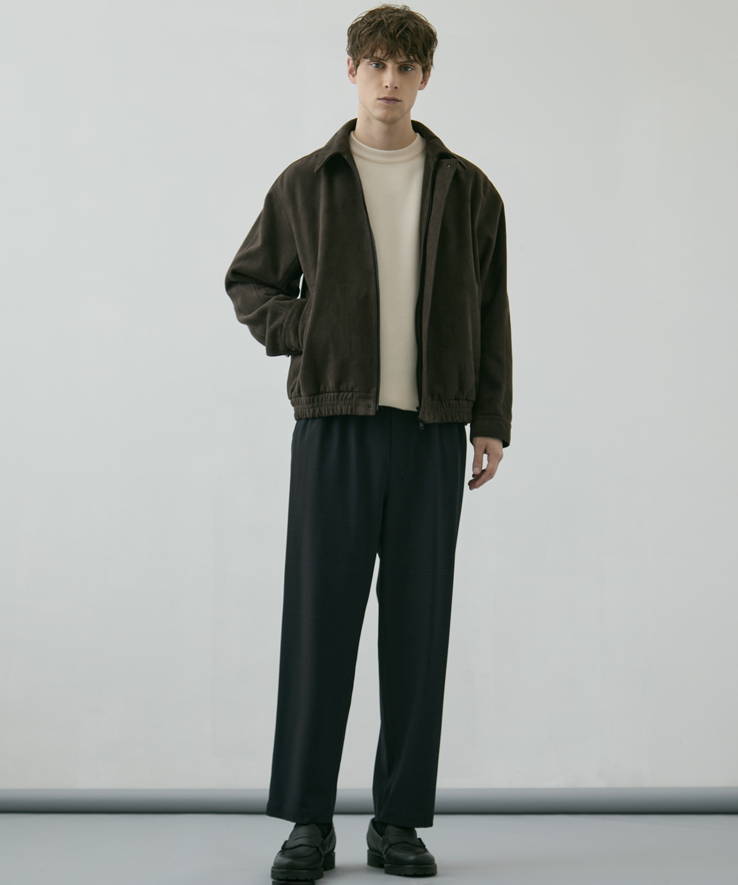 〈WEB限定｜先行予約〉LEATHER TEX SUEDE FLIGHT JACKET