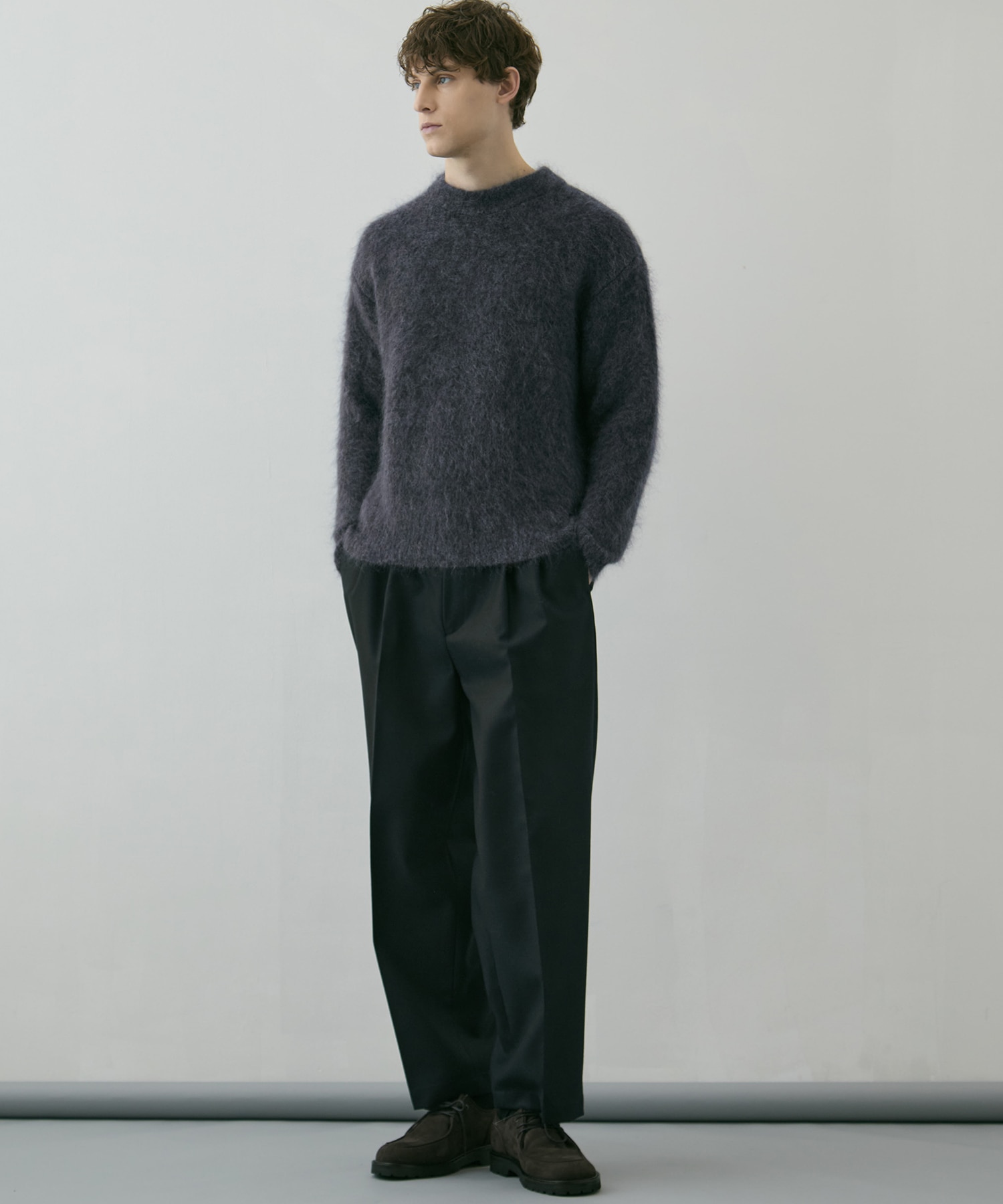 〈WEB限定｜先行予約〉キッドモヘアシャギーニットPO