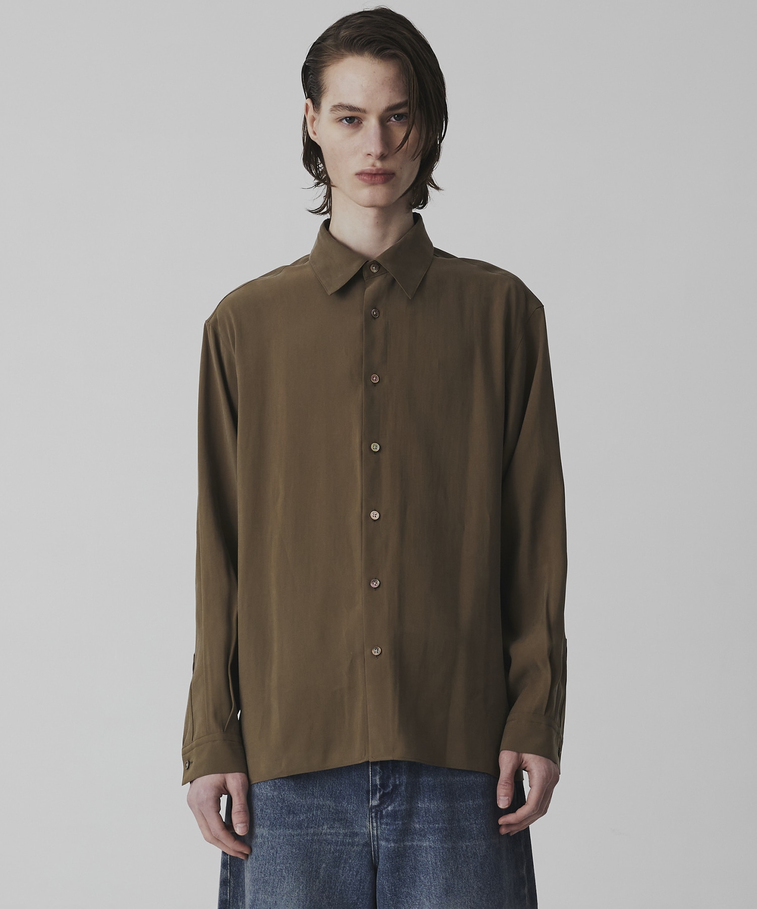 〈2026SS｜WEB限定｜限定7着〉フィブリルレーヨン リラックスシャツ