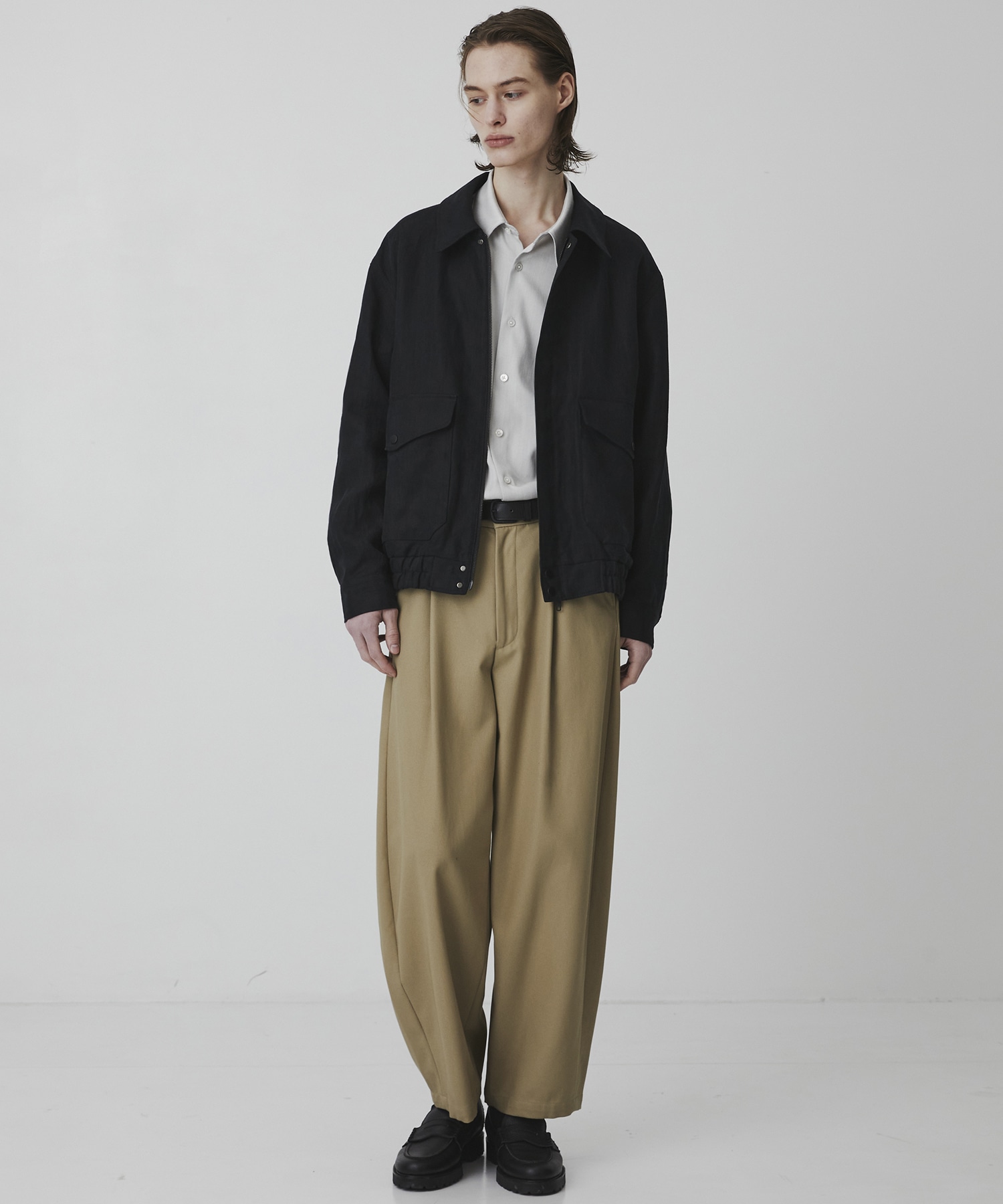 スラブシャンブレー デニムシャツ