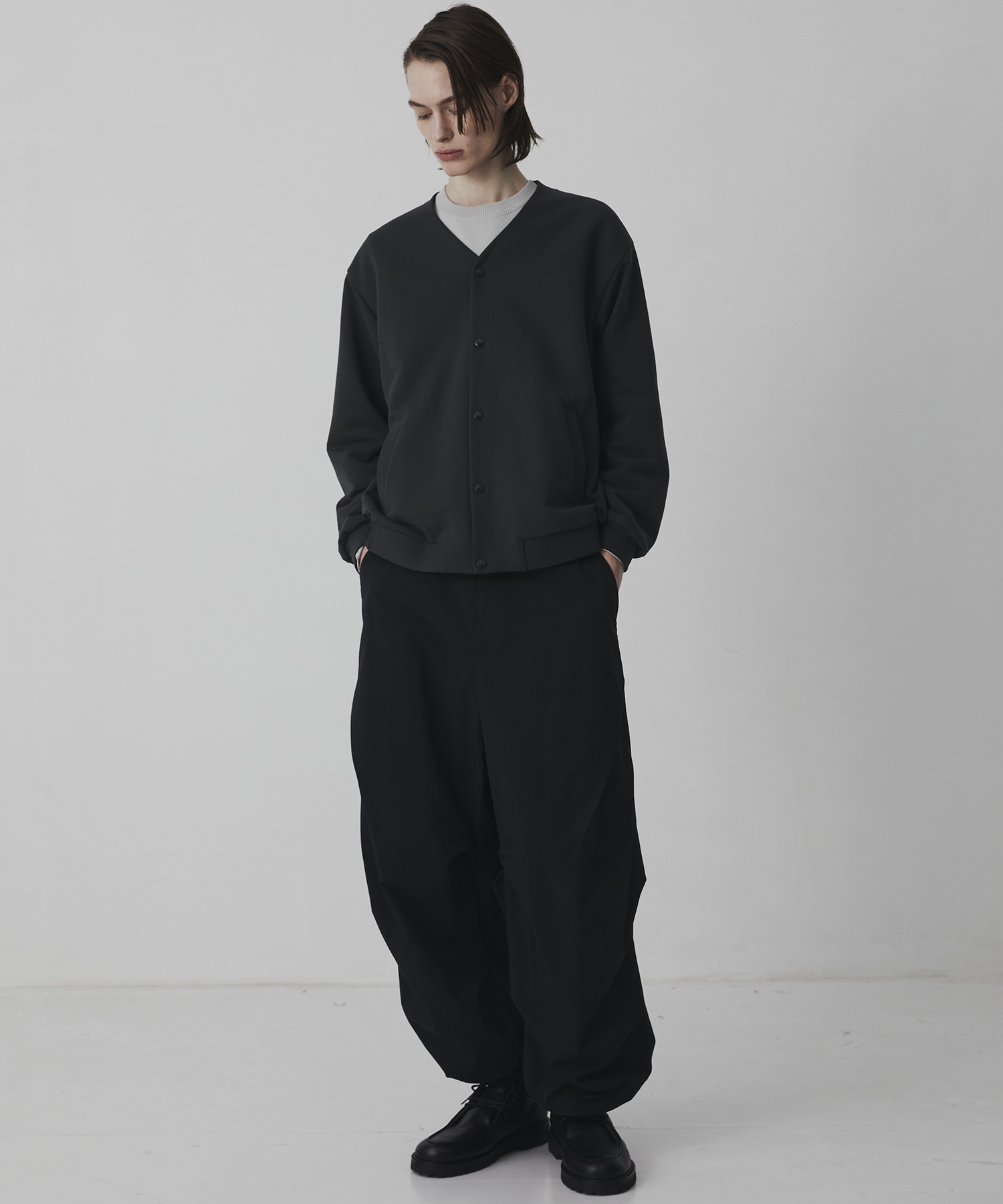 LIGHT DOLPHIN ワイドパラシュートパンツ