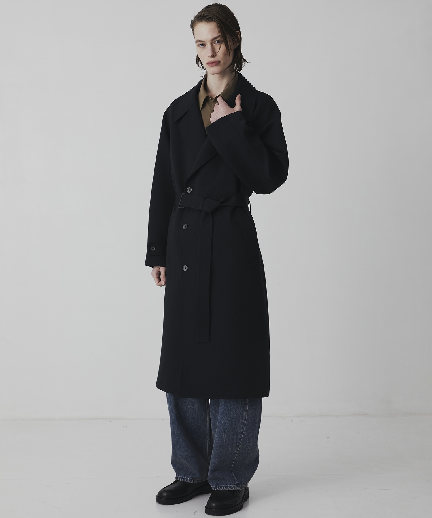 〈再入荷なし〉Three Weave 2way スタンドコート