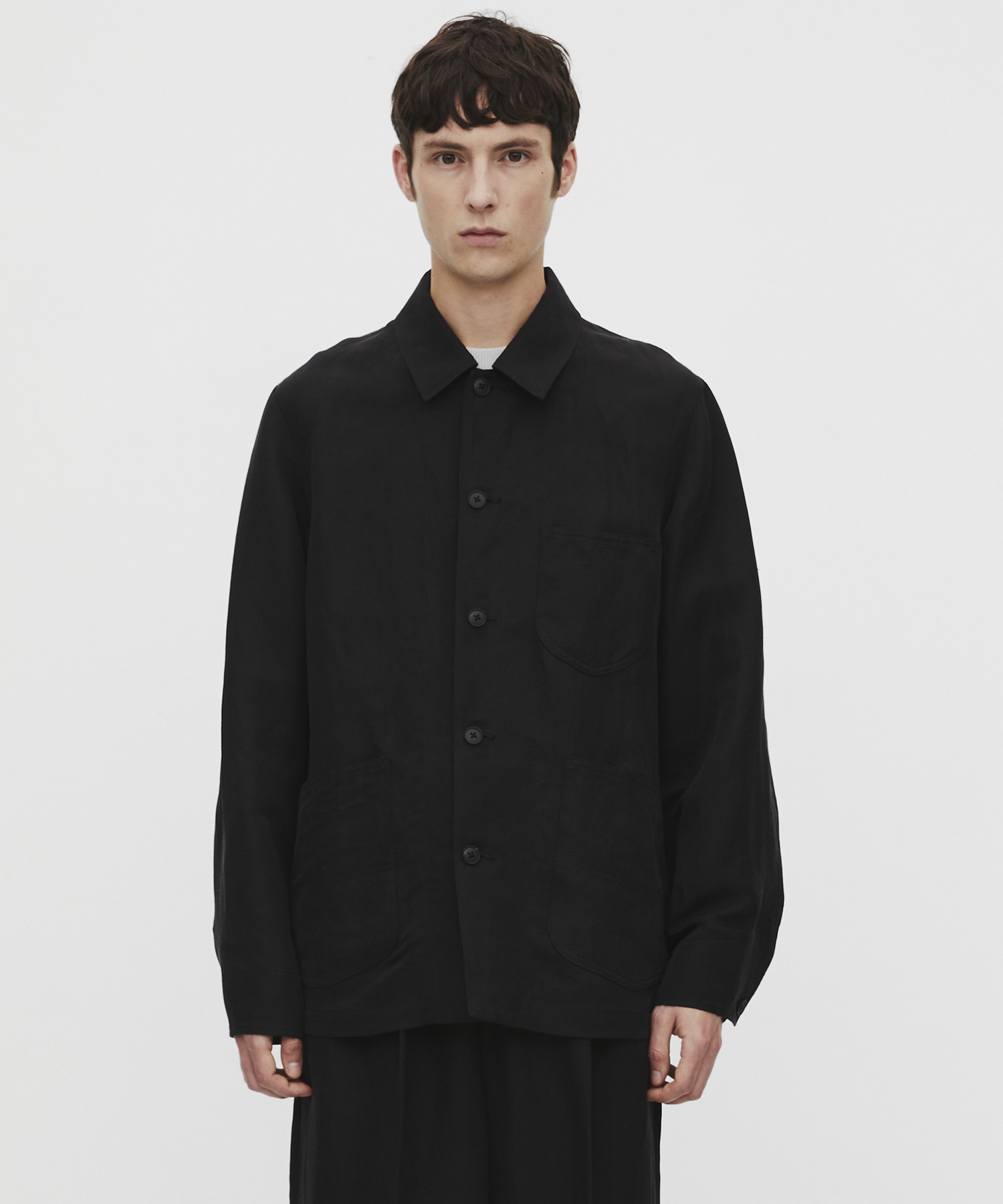 〈残りわずか｜再入荷なし〉VINTAGE SILK LINEN カバーオール