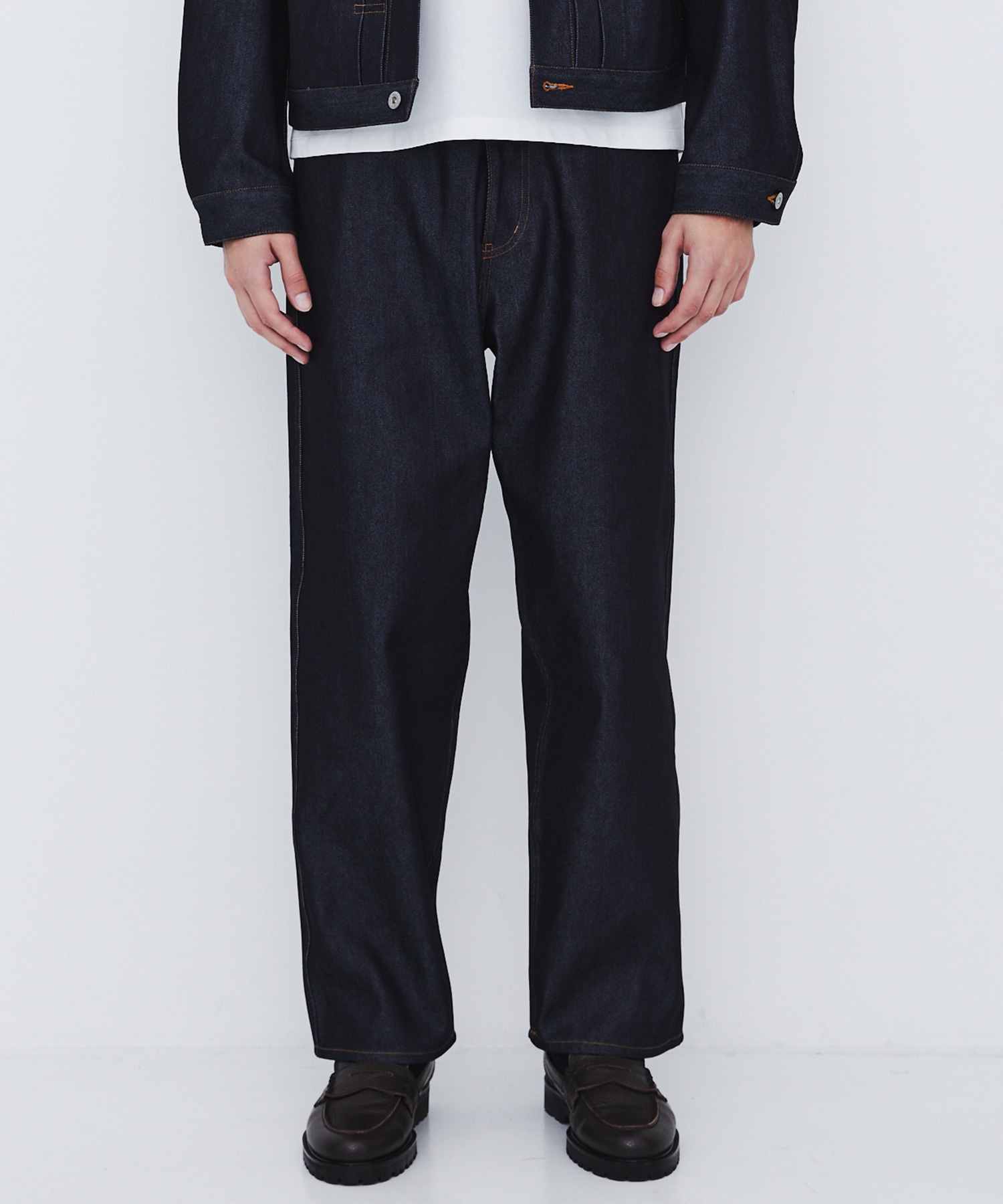 〈数量限定〉TYPEZ SILK DENIM STRAIGHT PANTS