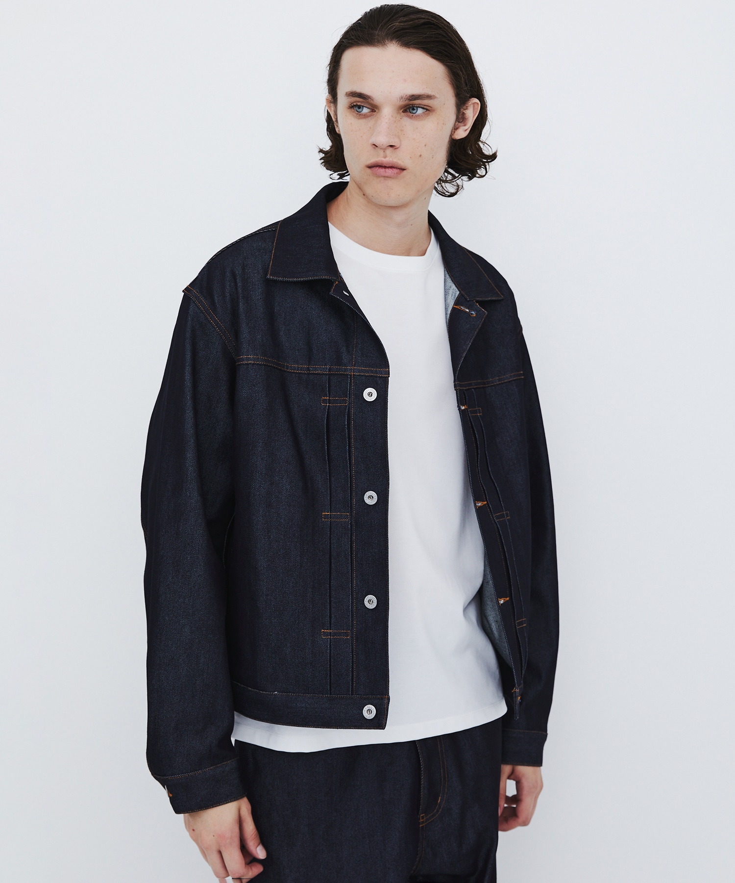 〈数量限定〉TYPE1 SILK DENIM TRUCKER JACKET