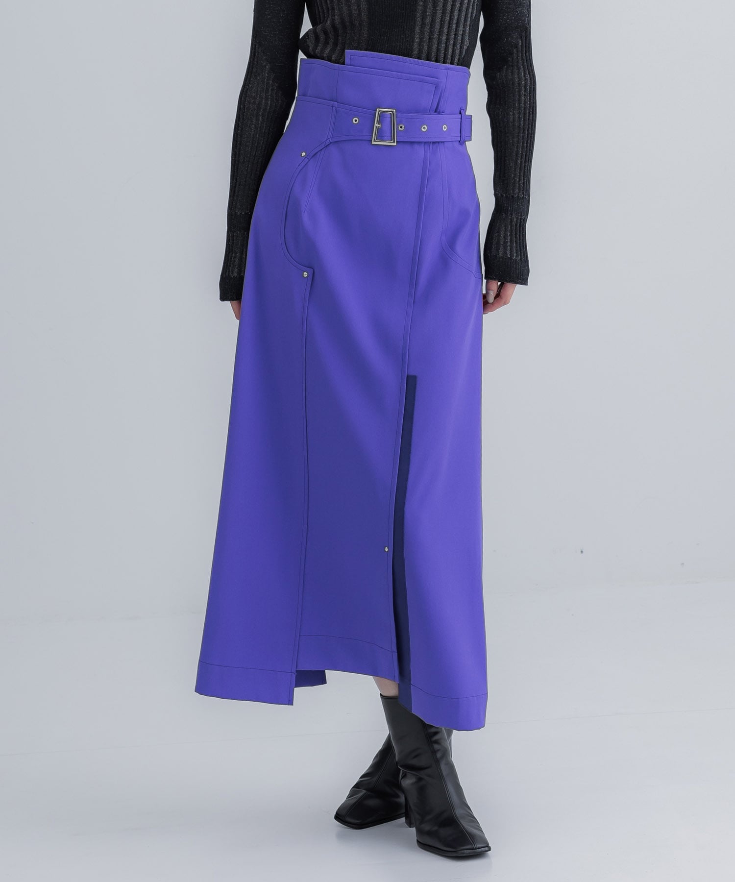 スカート 紫 - スカート