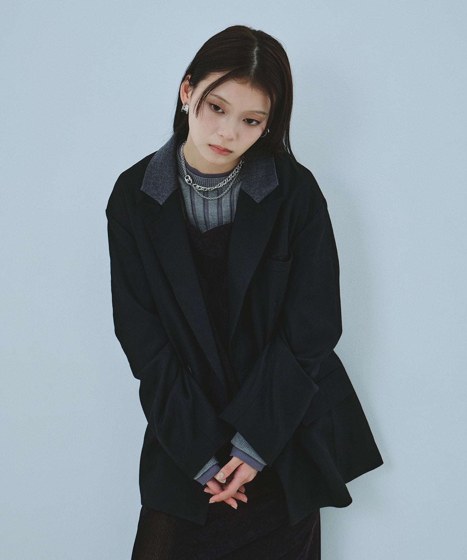 ラペルポイントテーラードジャケット