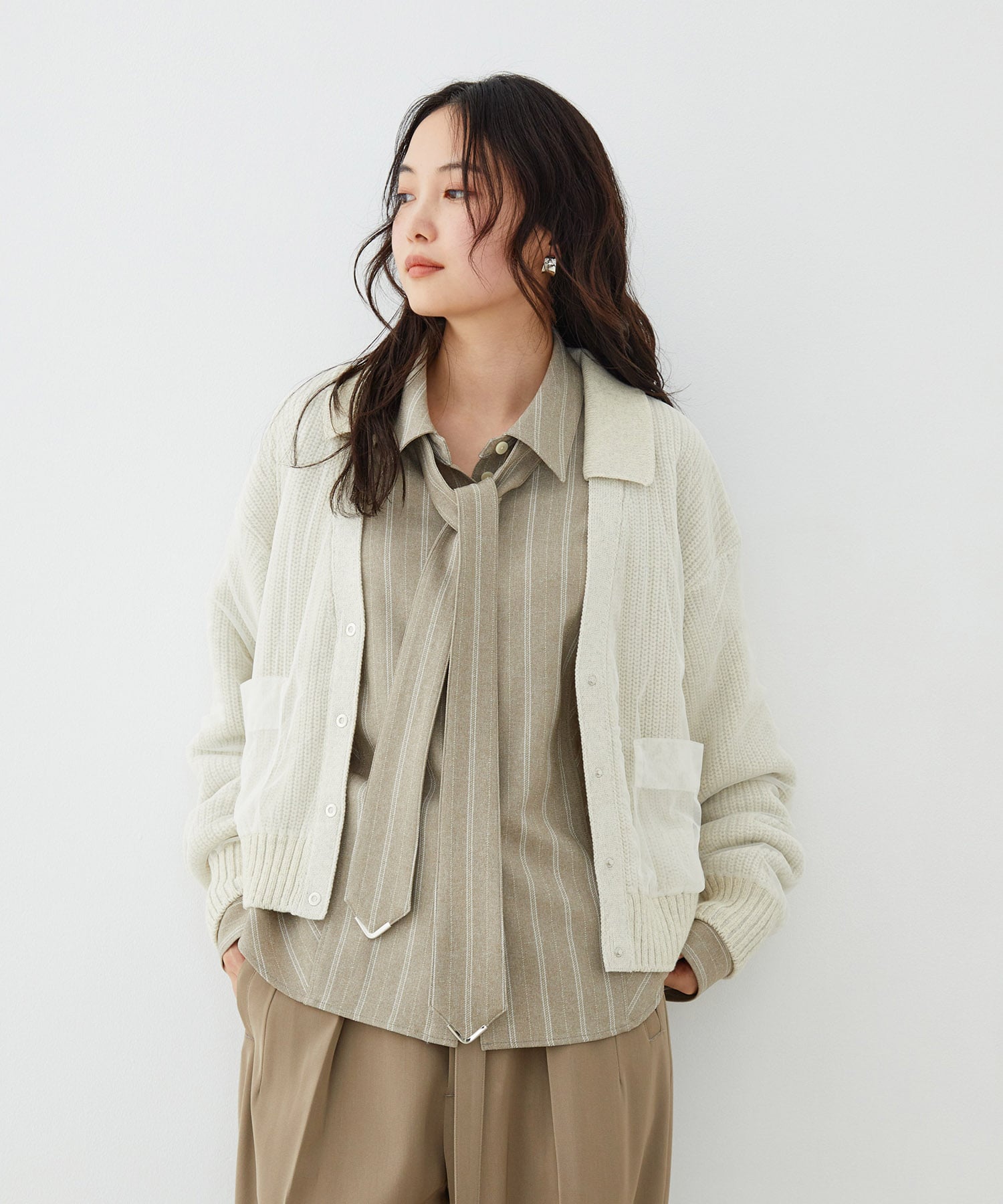 カバーチュールカーディガン