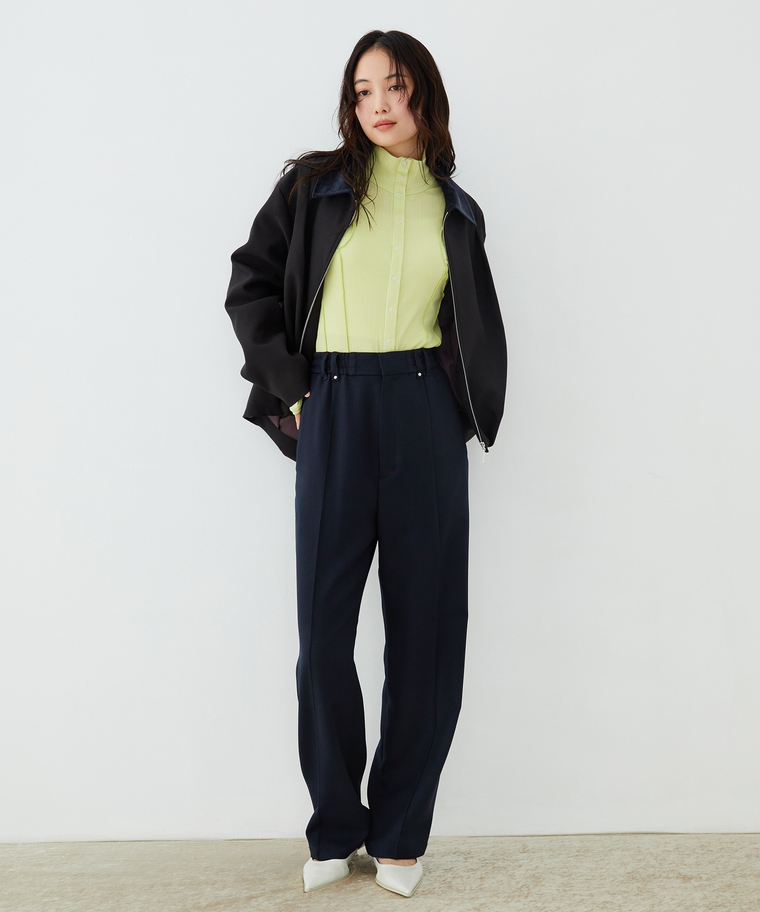 ダブルループストレートパンツ