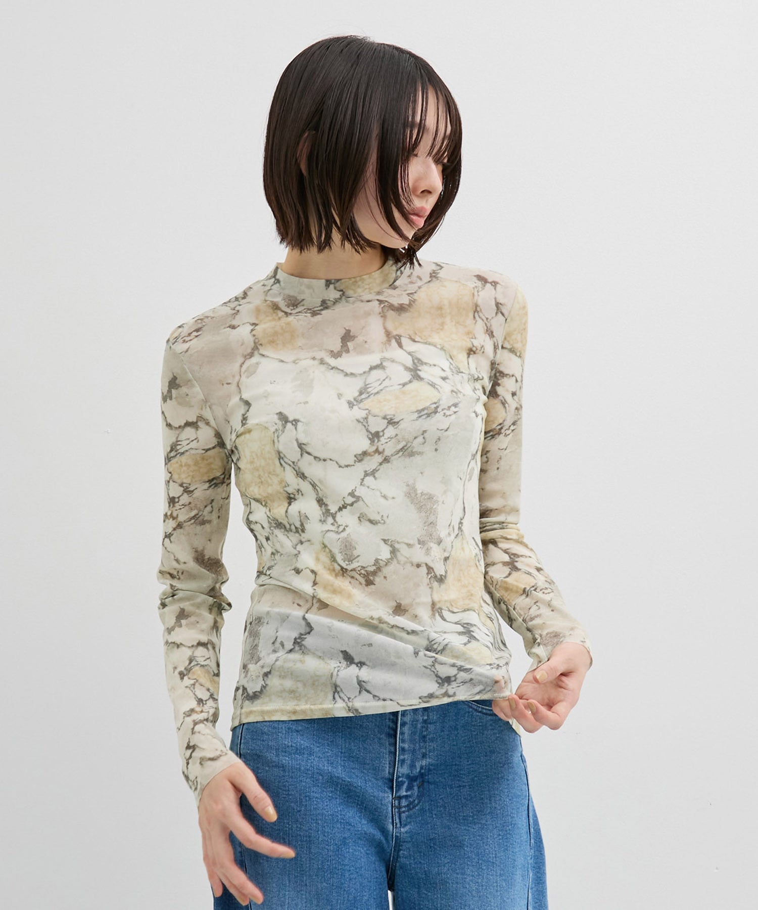 マーブルストーンシアープルオーバー